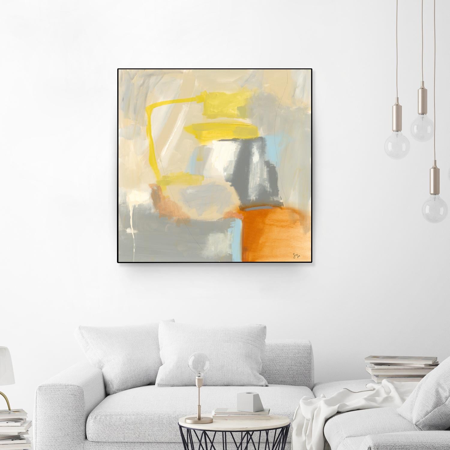 Sacred I by Sisa Jasper on GIANT ART - orange abstract