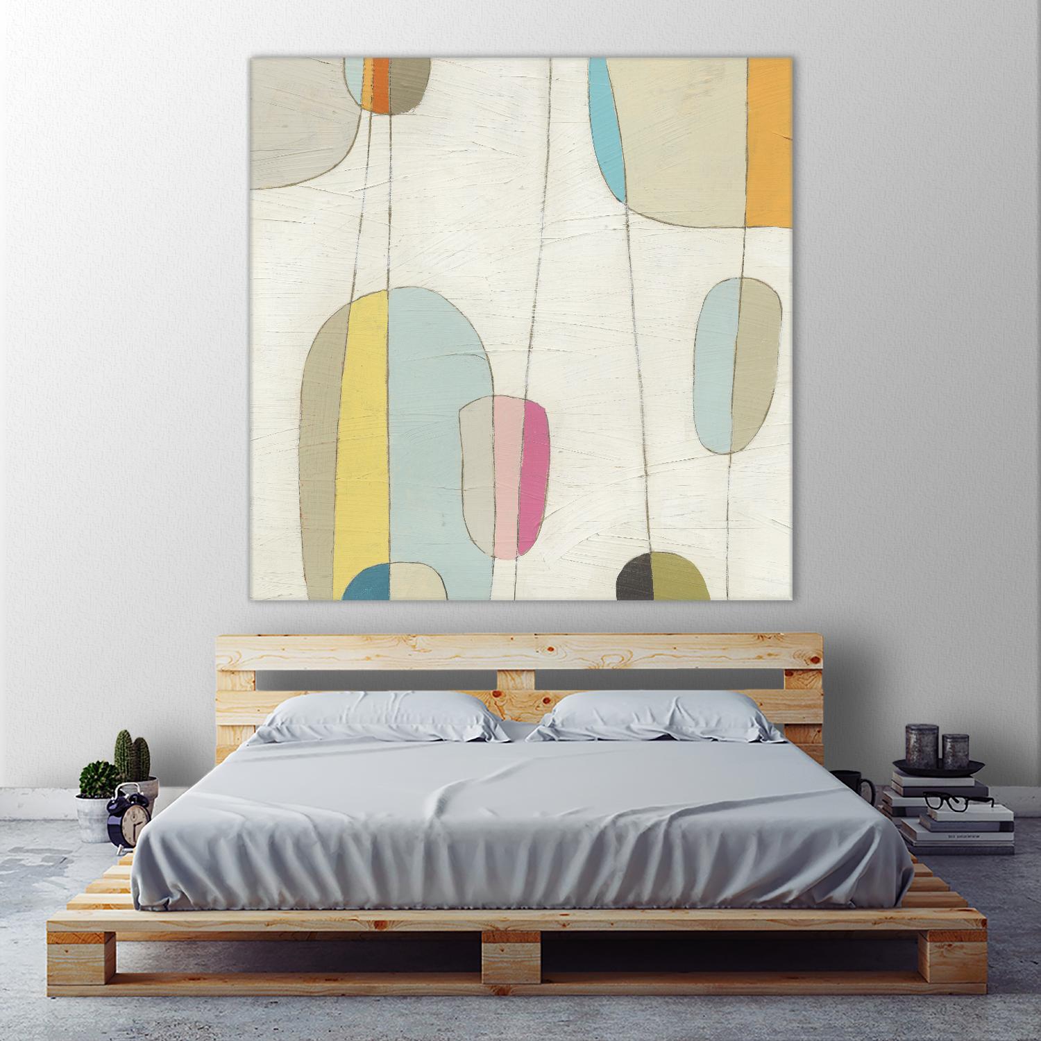 Molecular Motion IV by June Erica Vess on GIANT ART - beige shapes