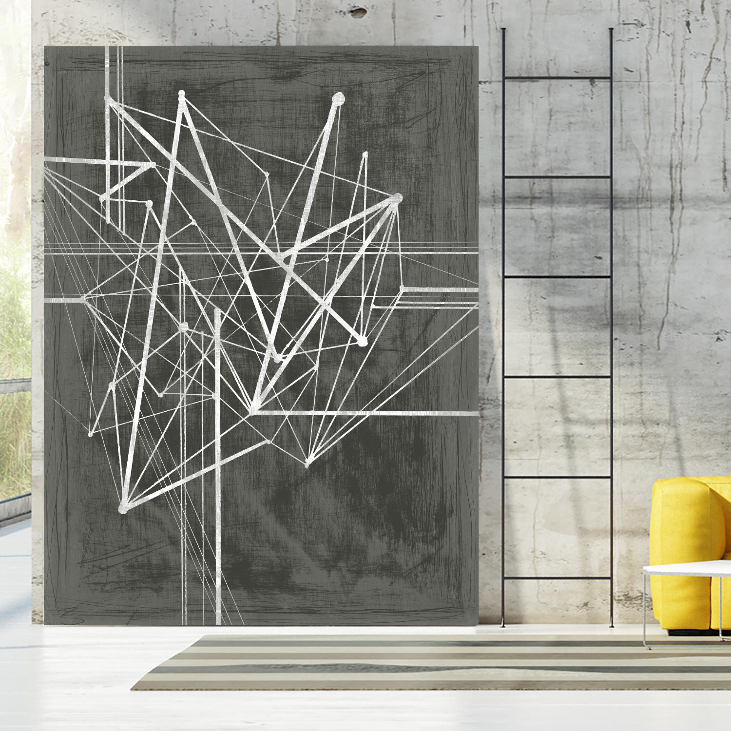 Vertices I by Ethan Harper on GIANT ART - white abstract