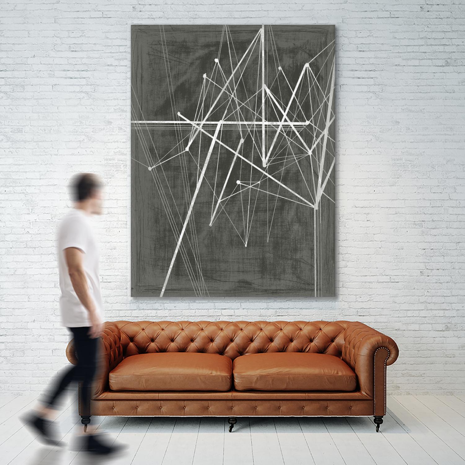 Vertices II by Ethan Harper on GIANT ART - white shapes geometrical