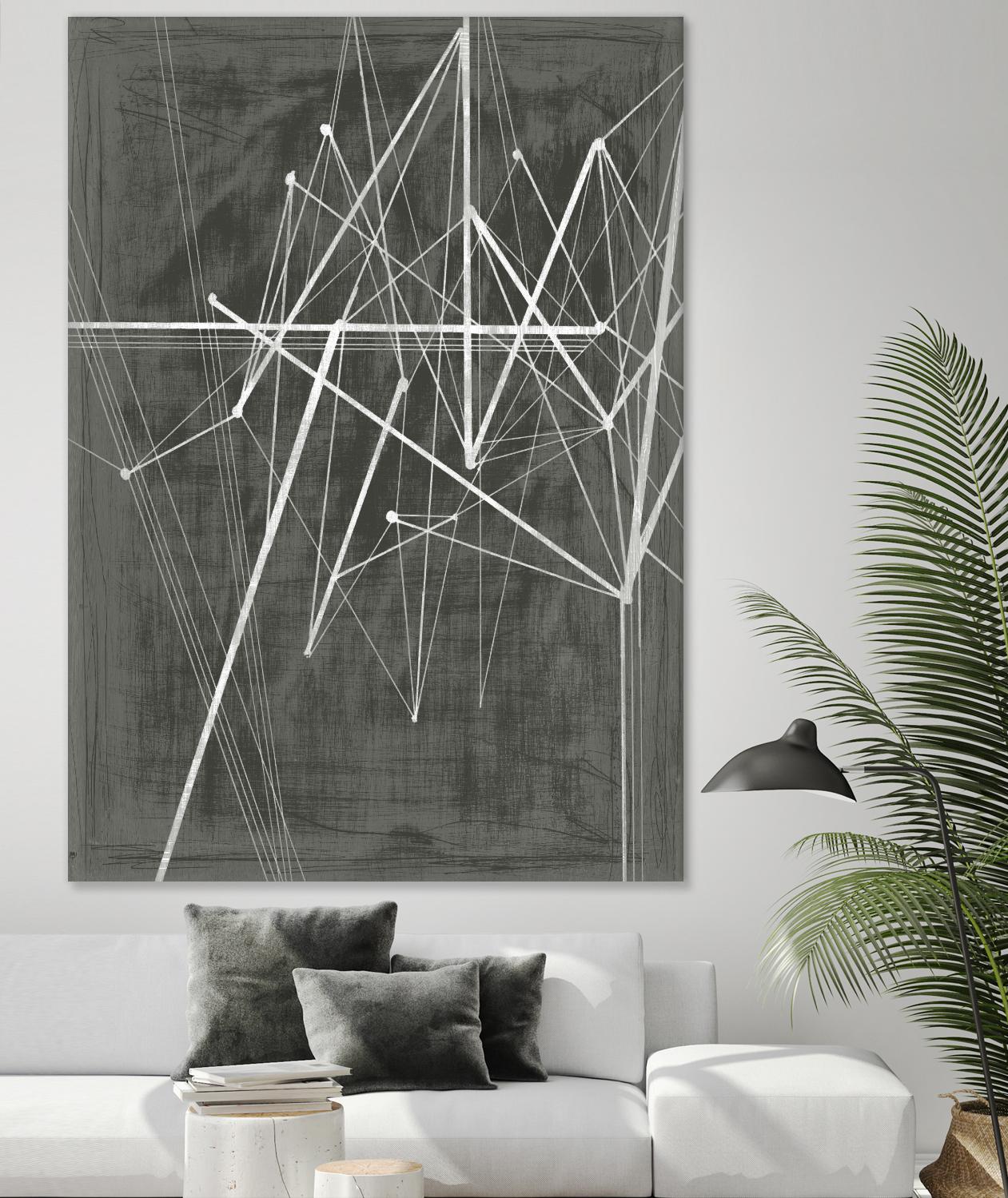 Vertices II by Ethan Harper on GIANT ART - white shapes geometrical
