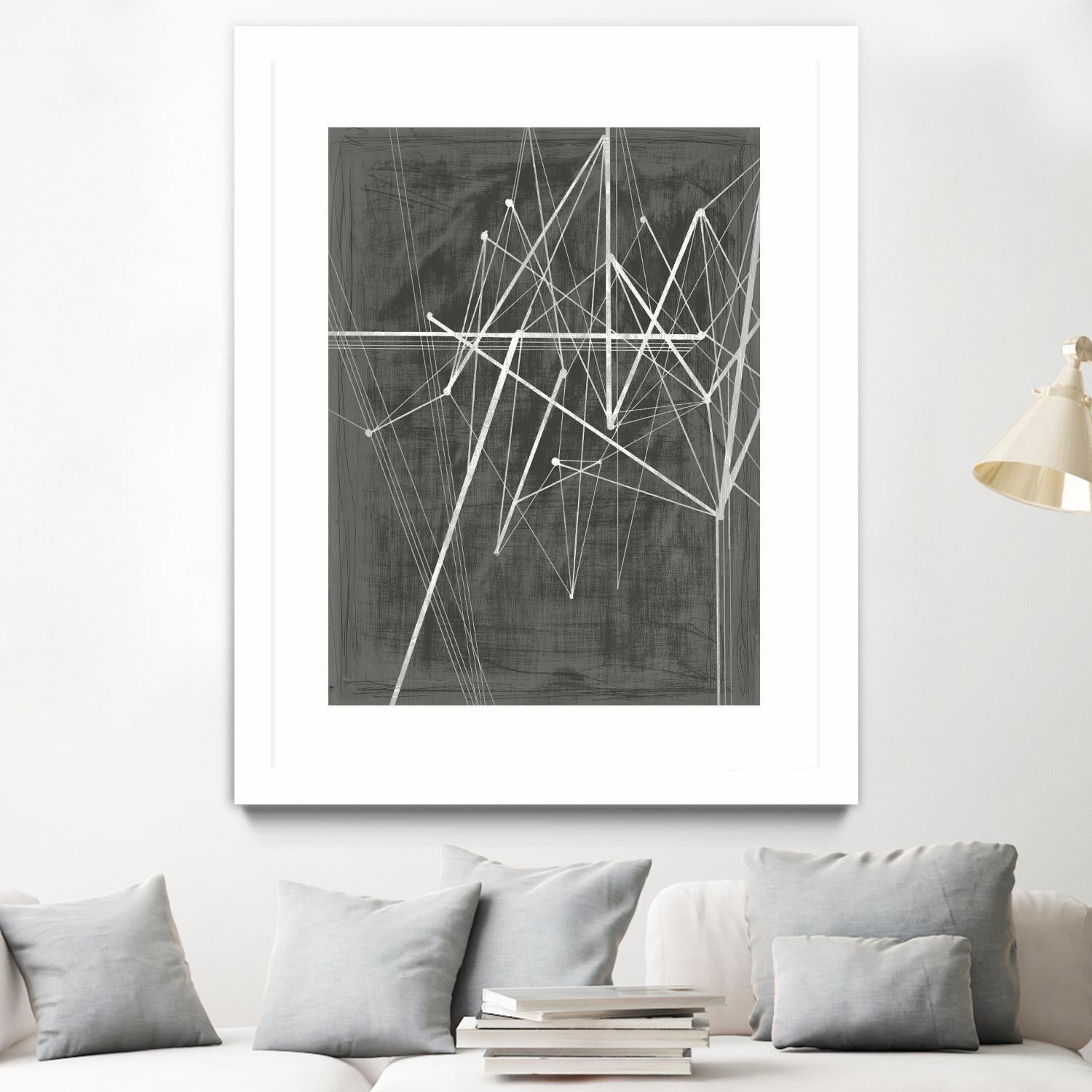 Vertices II by Ethan Harper on GIANT ART - white shapes geometrical