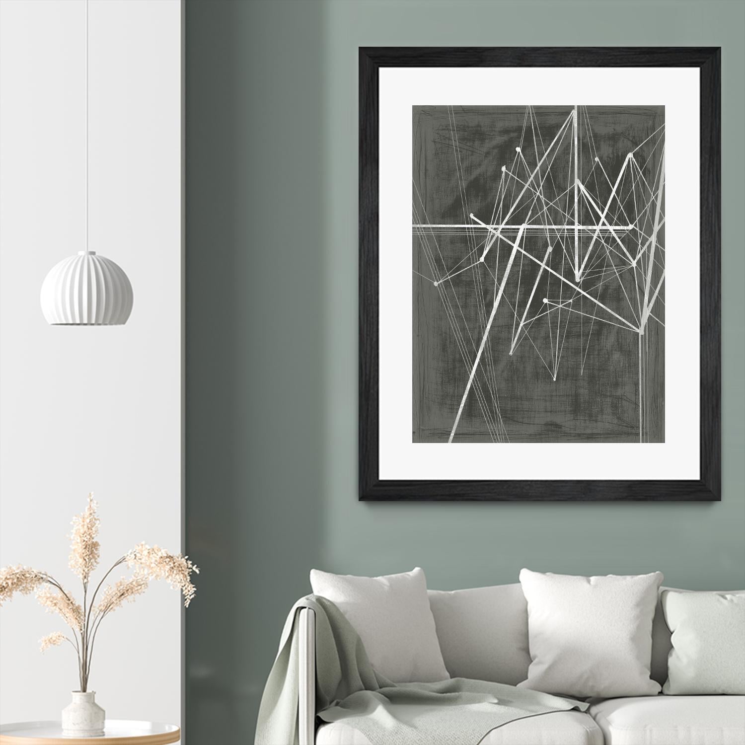 Vertices II by Ethan Harper on GIANT ART - white shapes geometrical