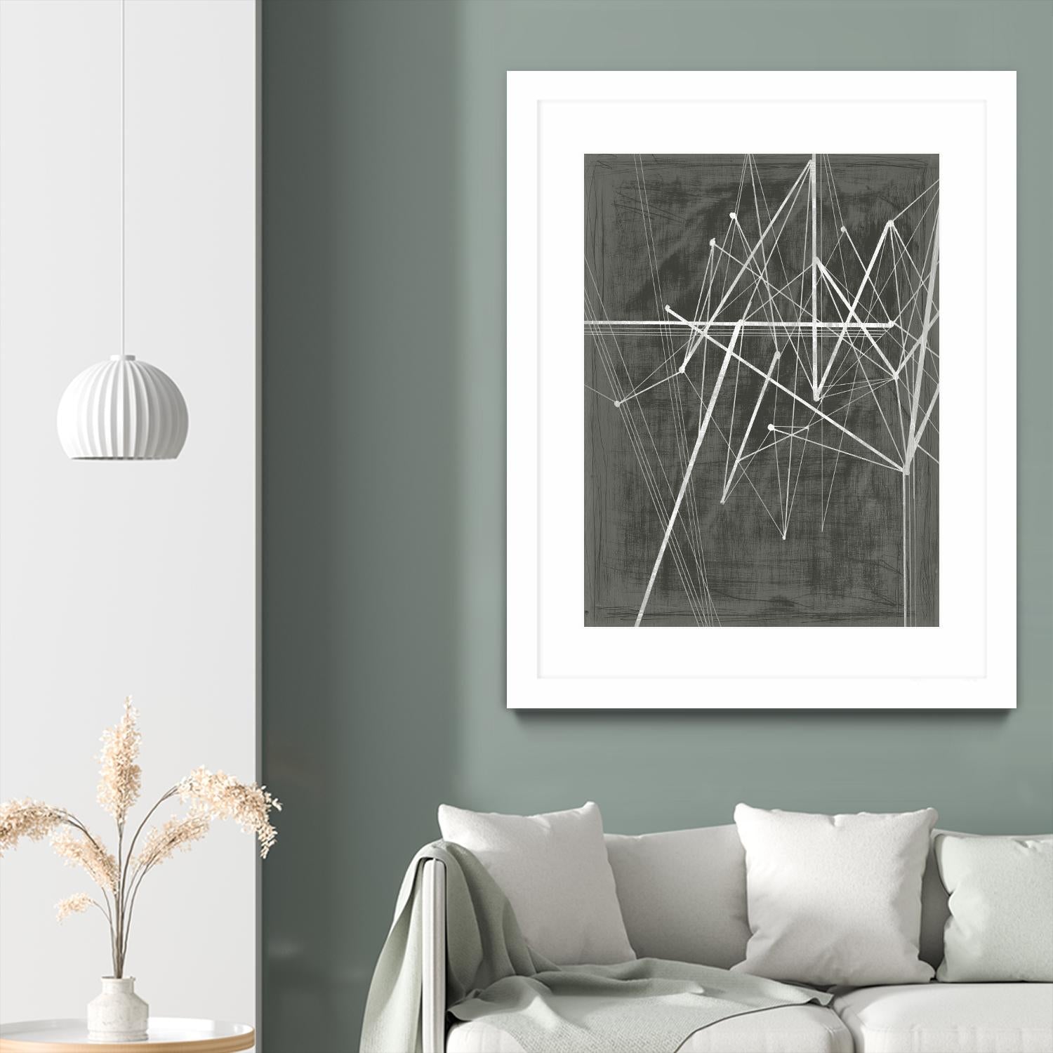 Vertices II by Ethan Harper on GIANT ART - white shapes geometrical
