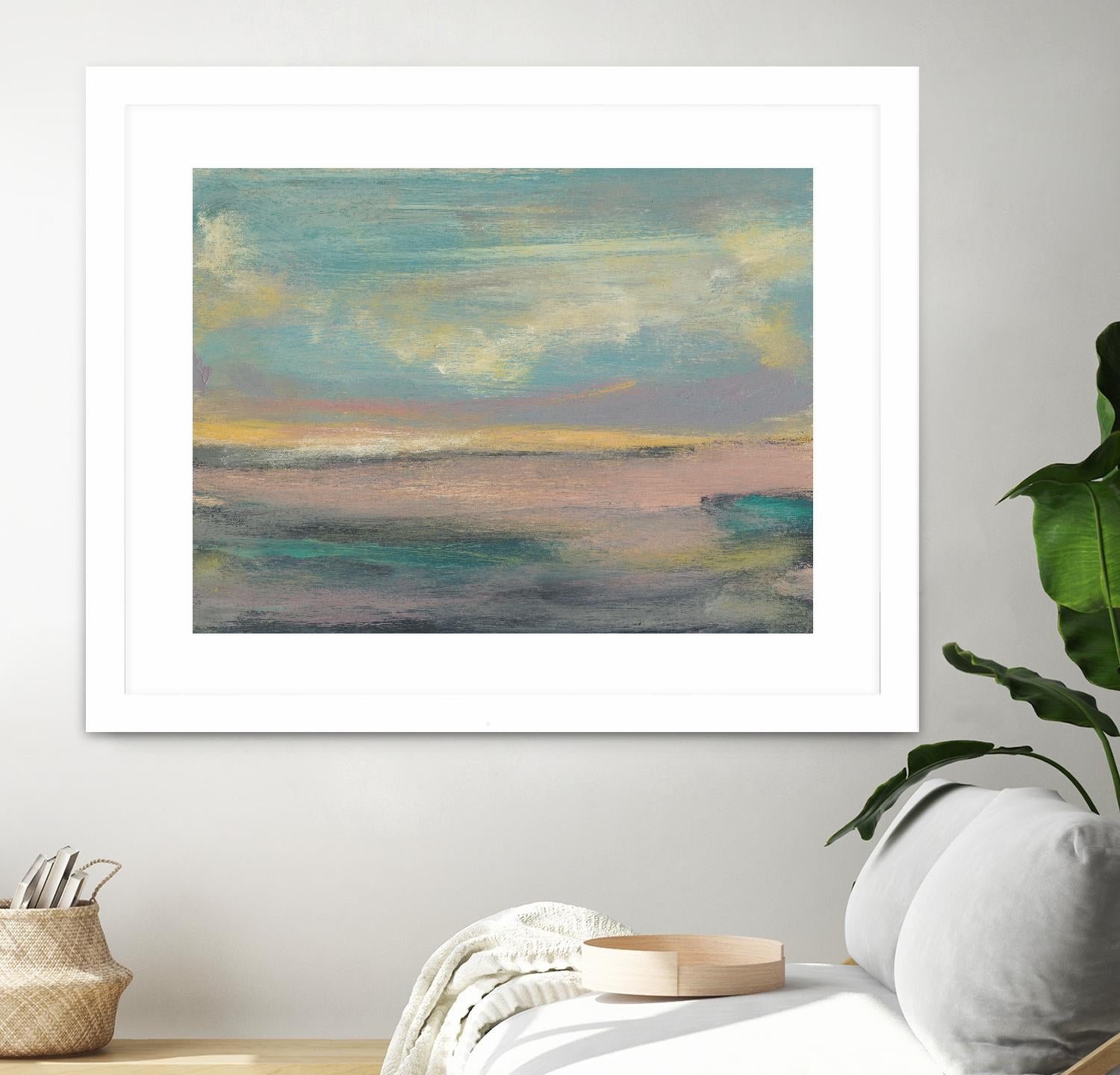 Sunset Study VI by Jennifer Goldberger on GIANT ART - pink abstract