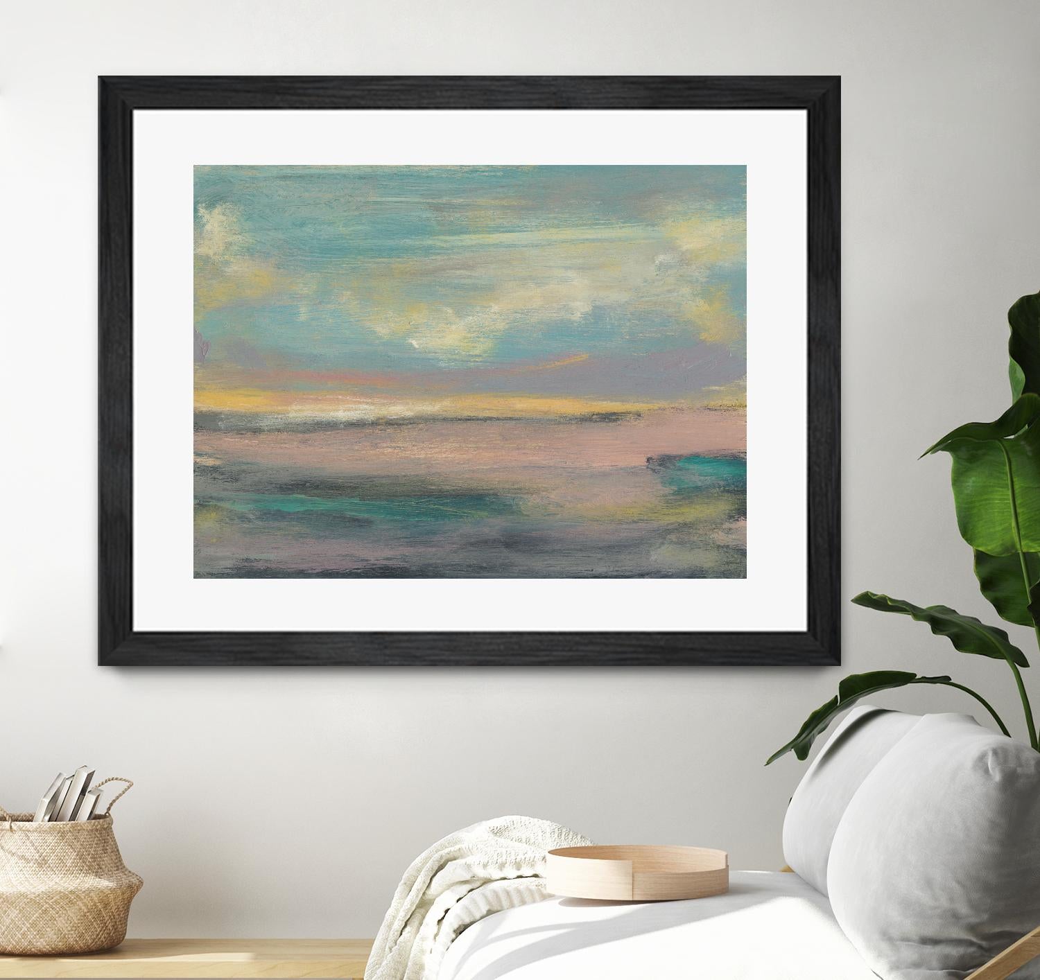 Sunset Study VI by Jennifer Goldberger on GIANT ART - pink abstract