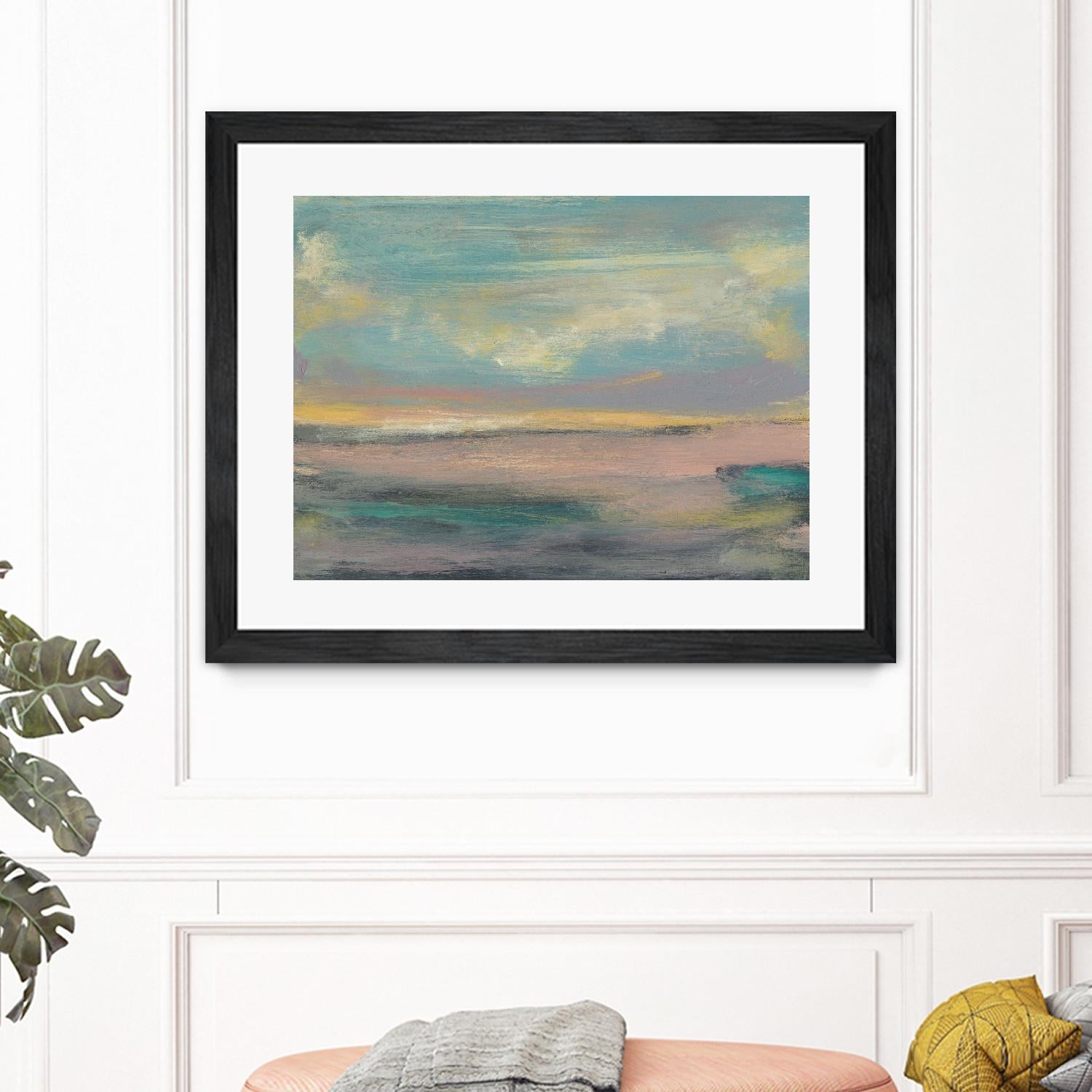 Sunset Study VI by Jennifer Goldberger on GIANT ART - pink abstract