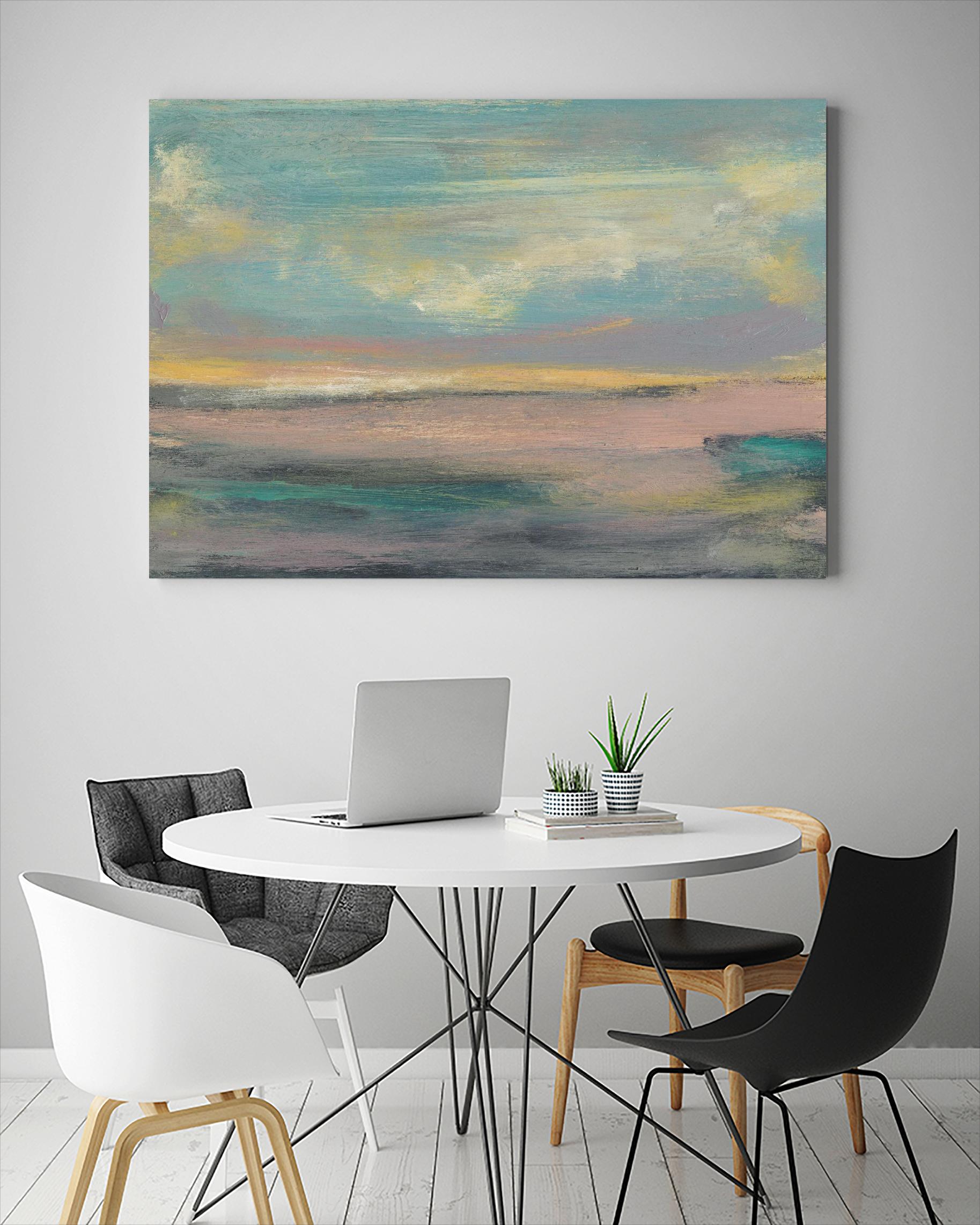 Sunset Study VI by Jennifer Goldberger on GIANT ART - pink abstract