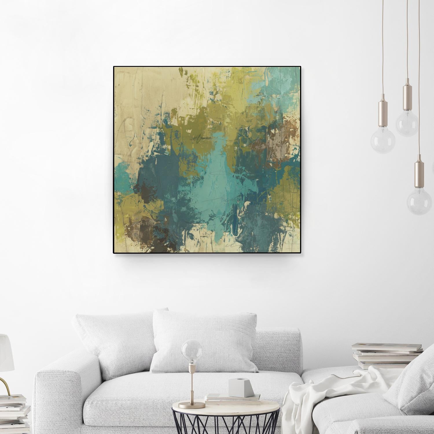 Blue Monday I by June Erica Vess on GIANT ART - green abstract