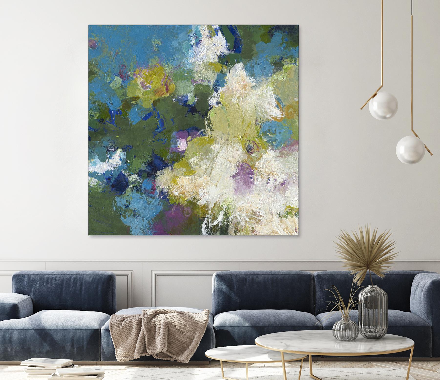 Growing Season by Janet Bothne on GIANT ART - green abstract