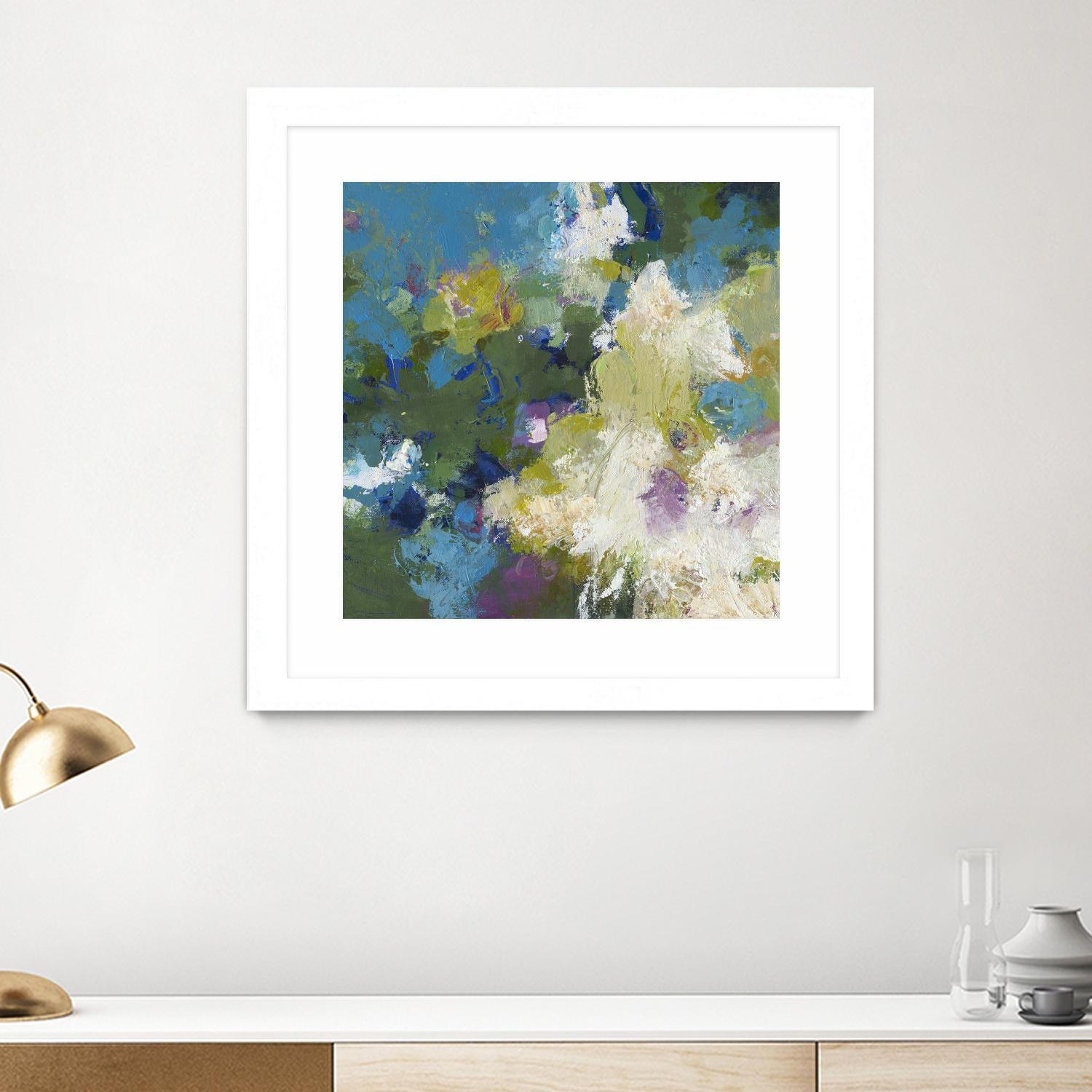 Growing Season by Janet Bothne on GIANT ART - green abstract