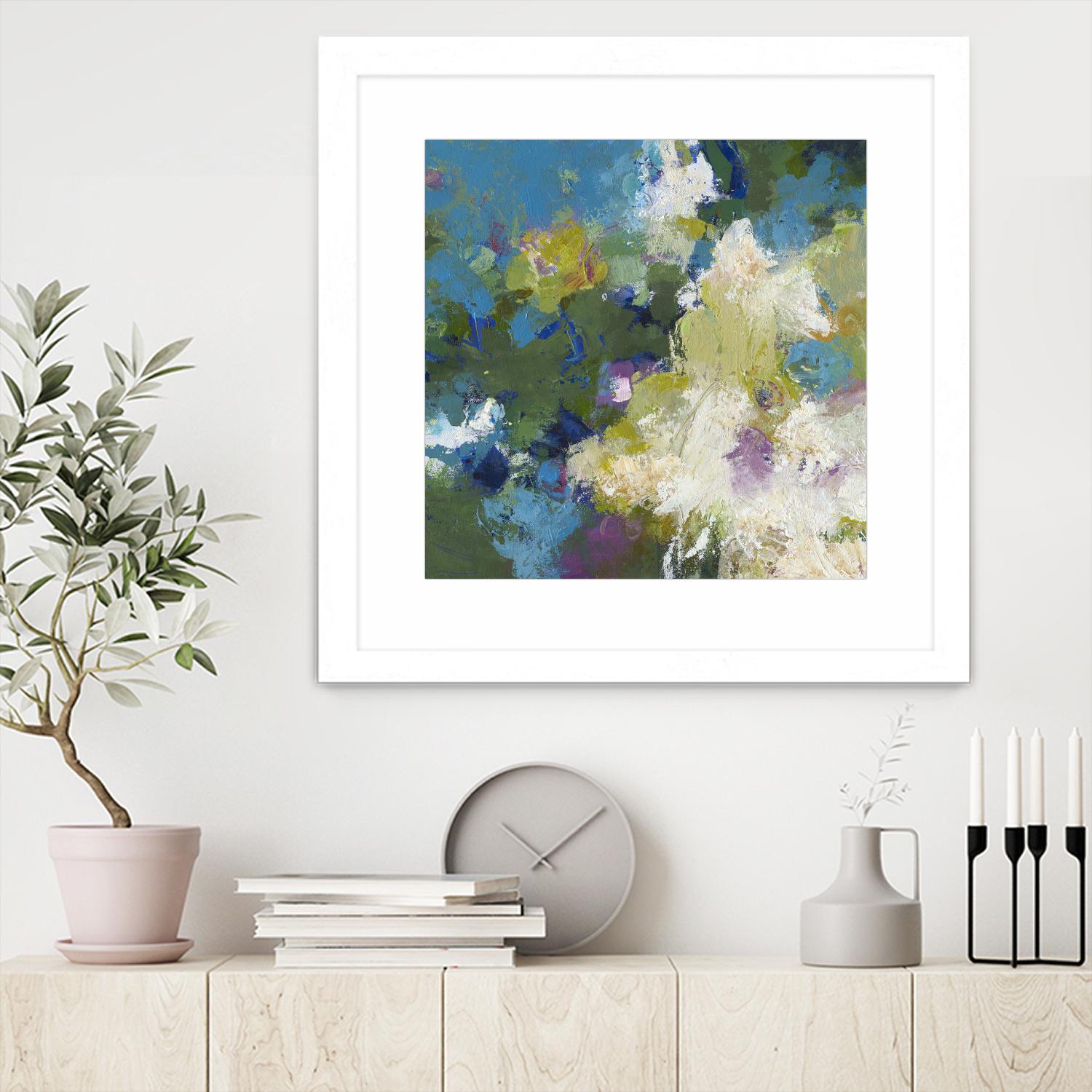 Growing Season by Janet Bothne on GIANT ART - green abstract