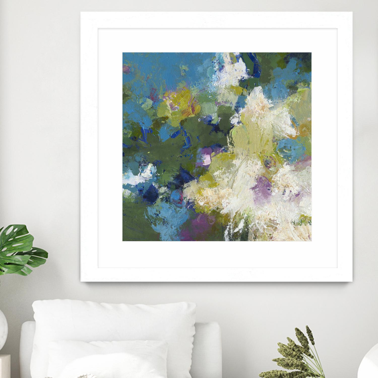 Growing Season by Janet Bothne on GIANT ART - green abstract