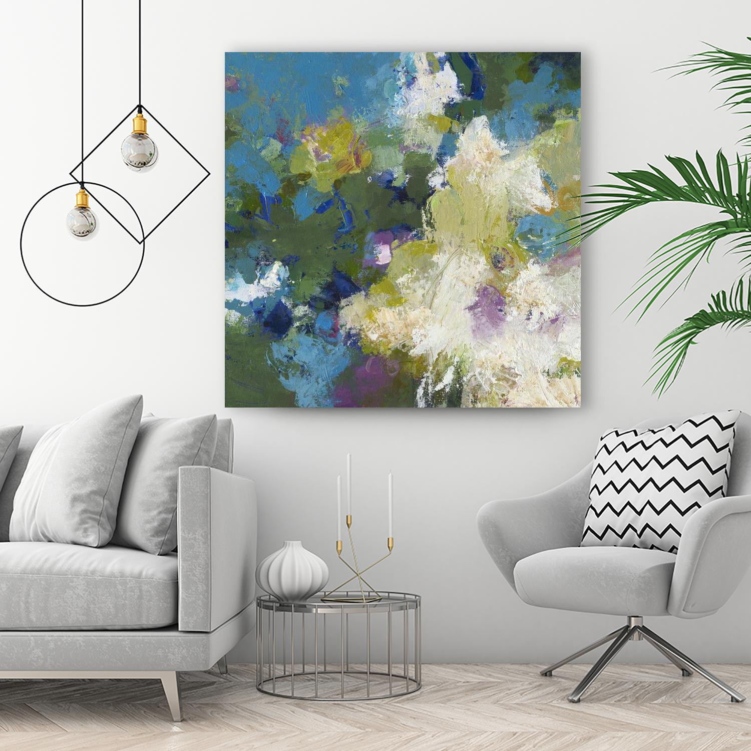 Growing Season by Janet Bothne on GIANT ART - green abstract