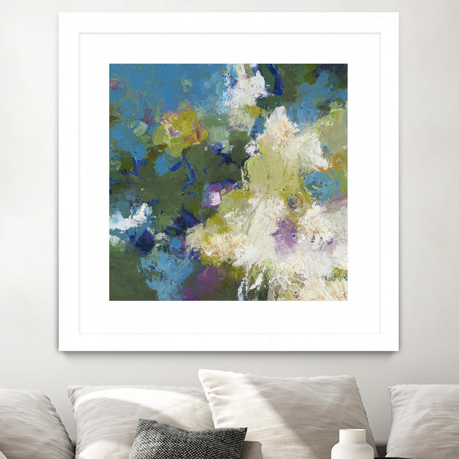 Growing Season by Janet Bothne on GIANT ART - green abstract