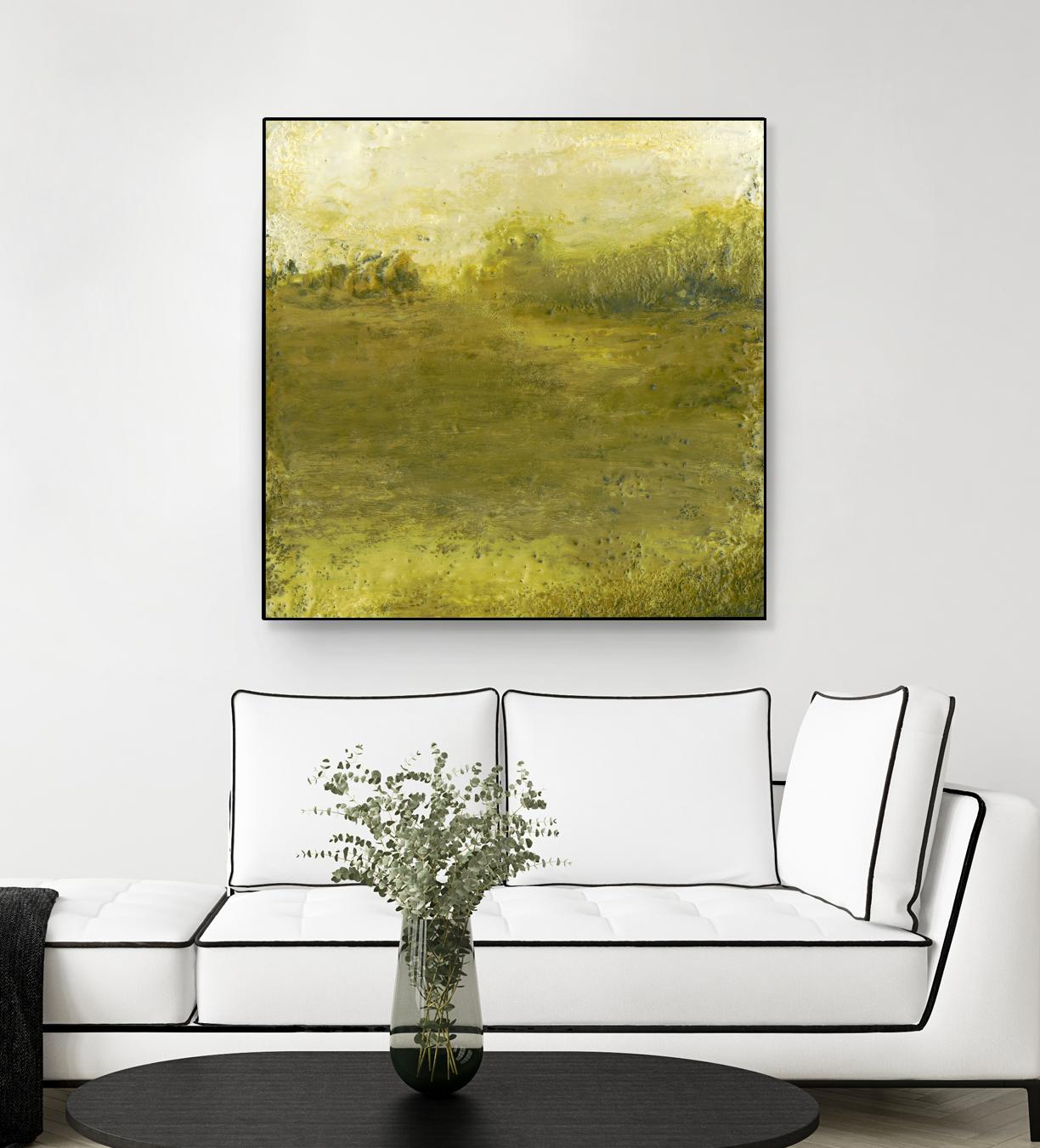 Summer Day I by Sharon Gordon on GIANT ART - green sea scene