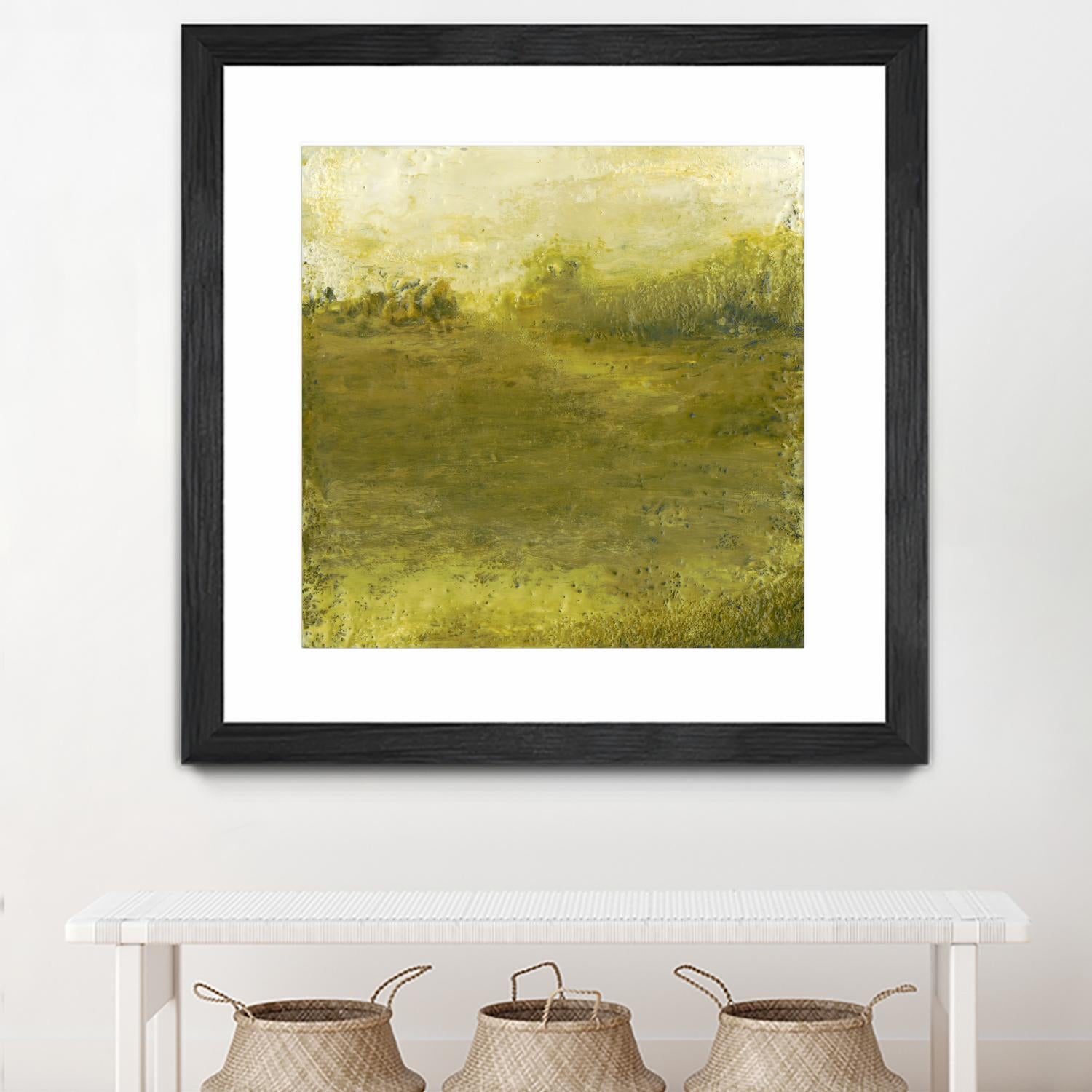 Summer Day I by Sharon Gordon on GIANT ART - green sea scene