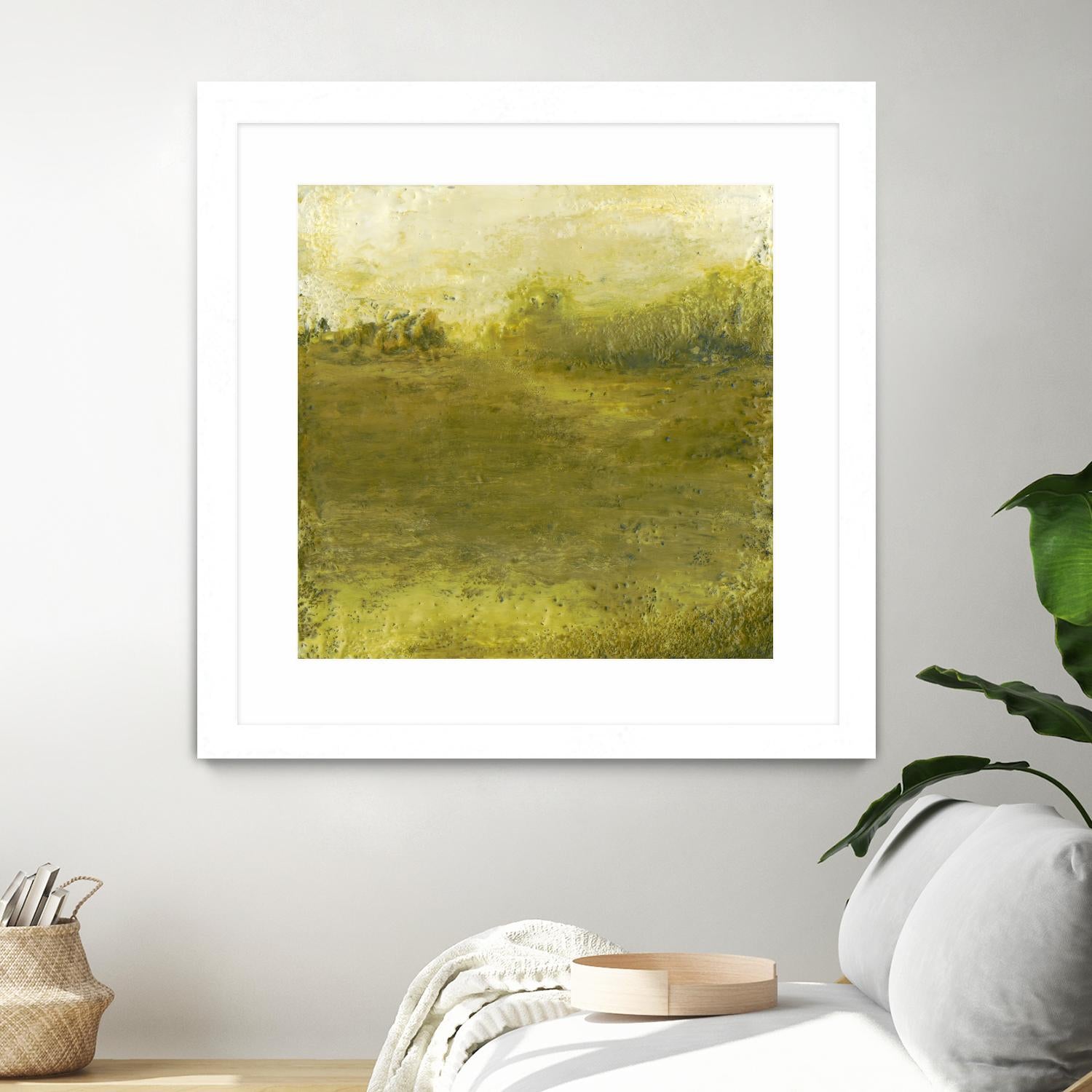 Summer Day I by Sharon Gordon on GIANT ART - green sea scene