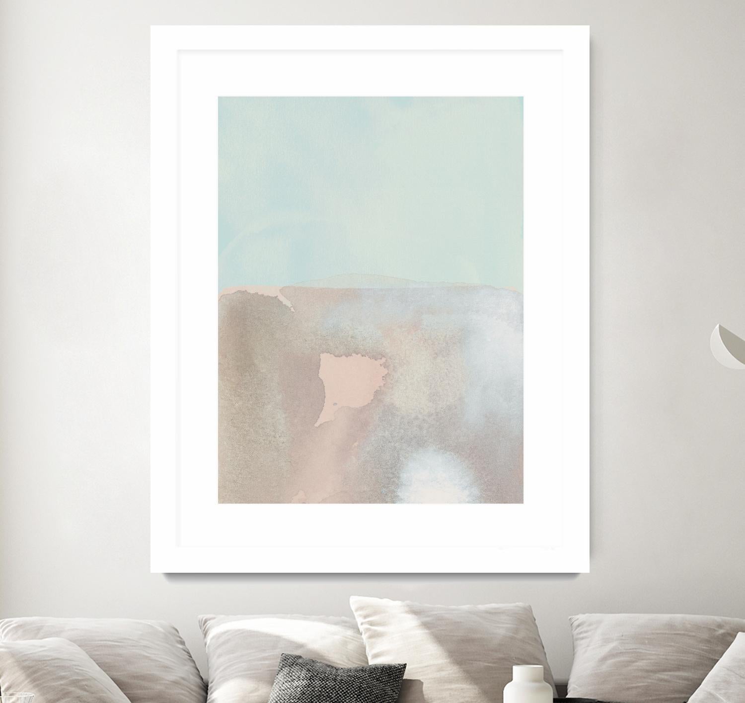 Tide Pools II by Grace Popp on GIANT ART - blue abstract