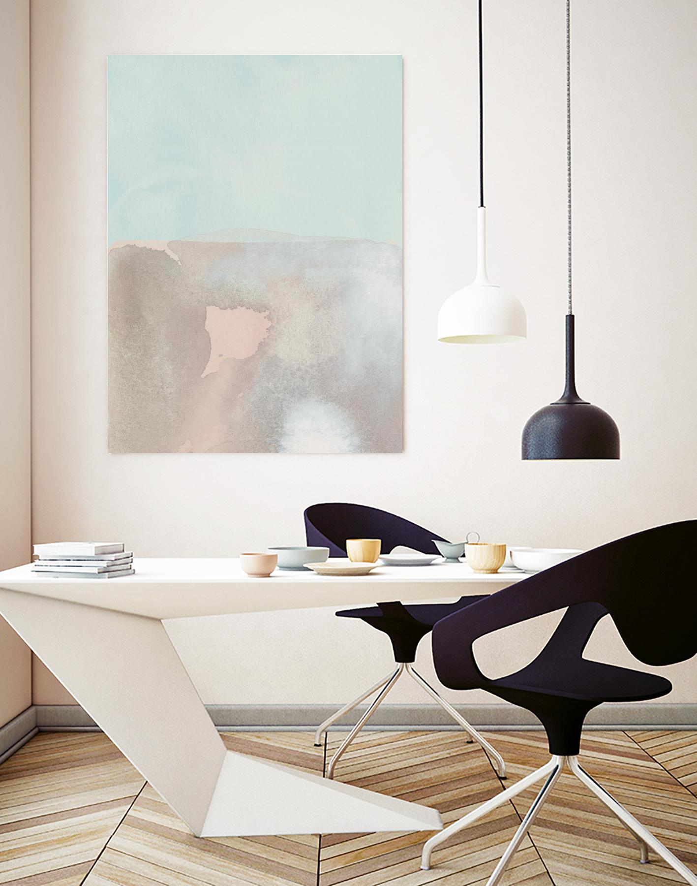 Tide Pools II by Grace Popp on GIANT ART - blue abstract