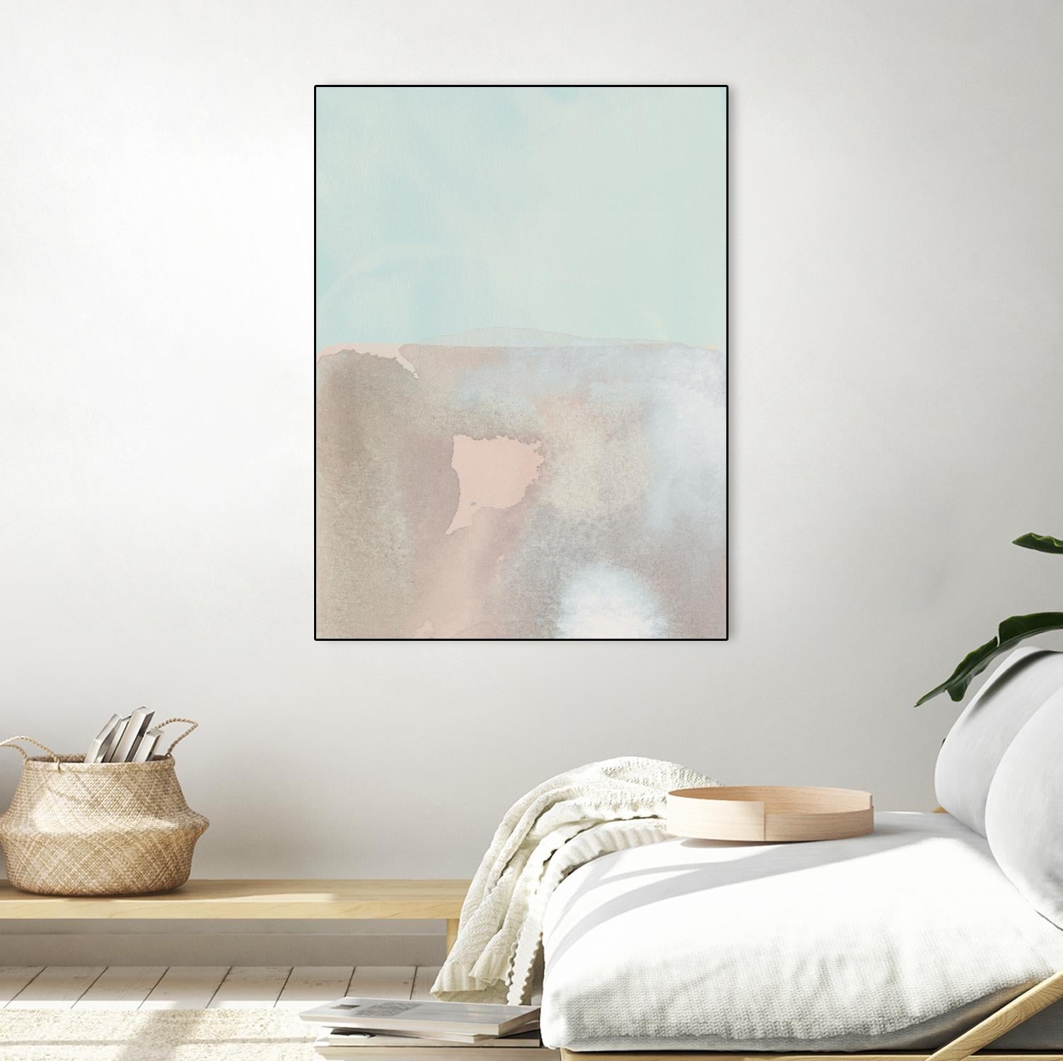 Tide Pools II by Grace Popp on GIANT ART - blue abstract