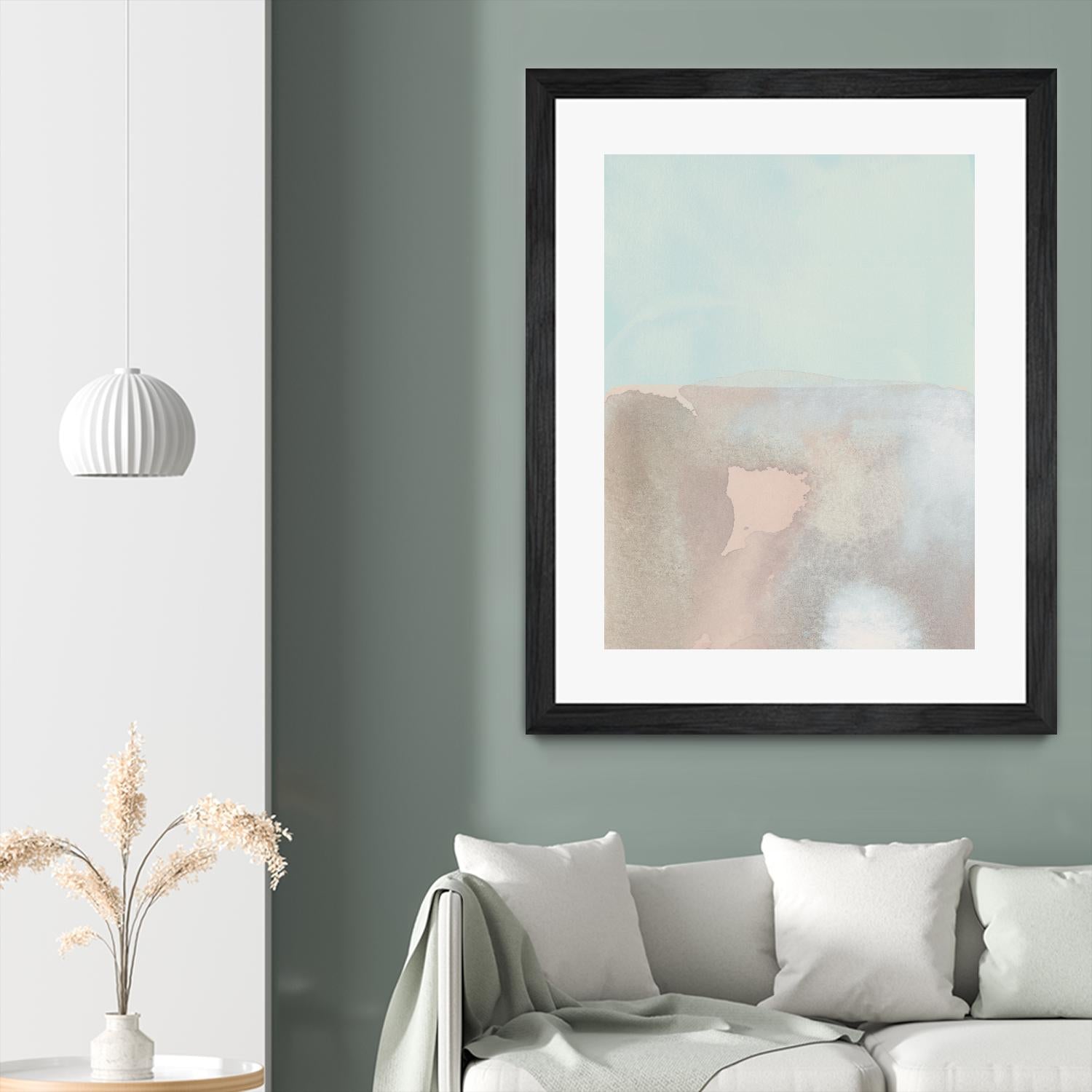 Tide Pools II by Grace Popp on GIANT ART - blue abstract