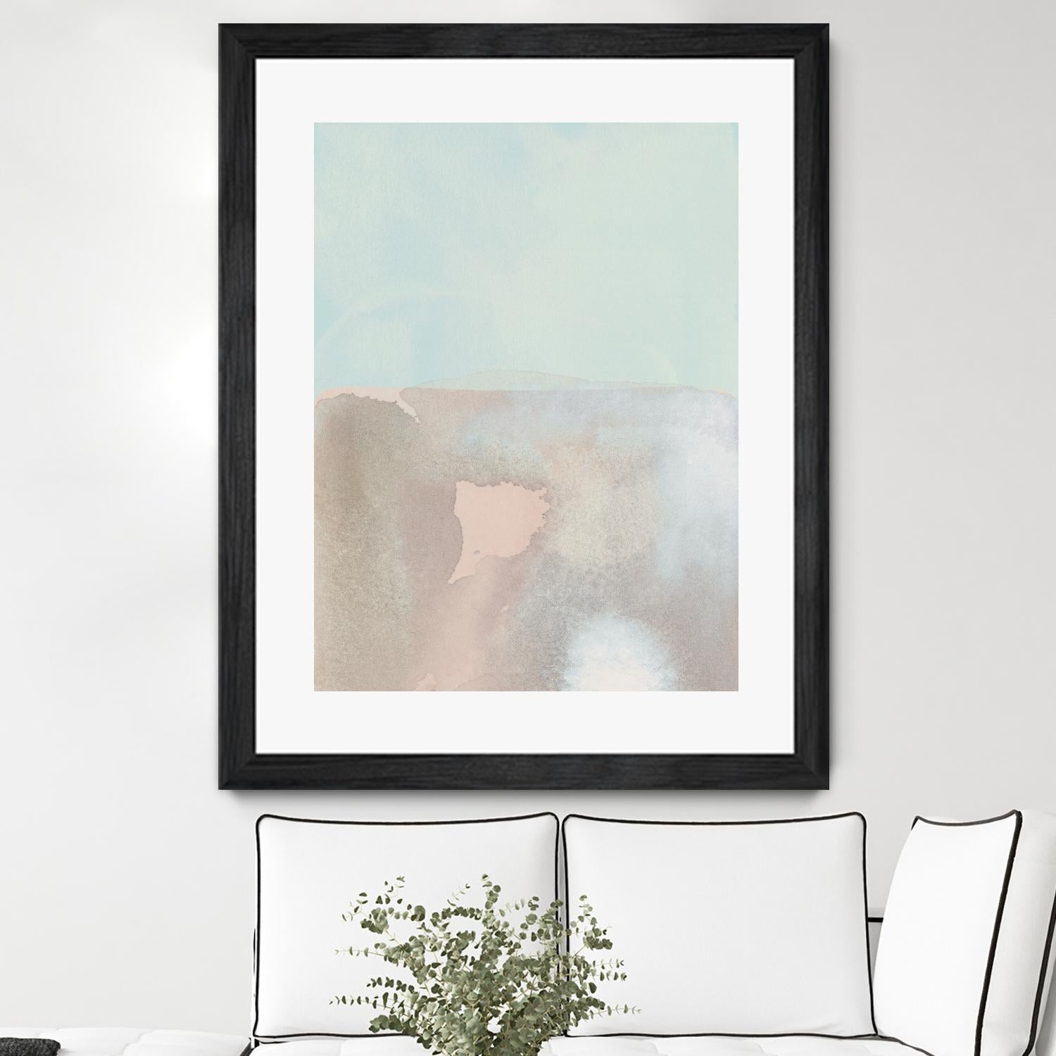 Tide Pools II by Grace Popp on GIANT ART - blue abstract