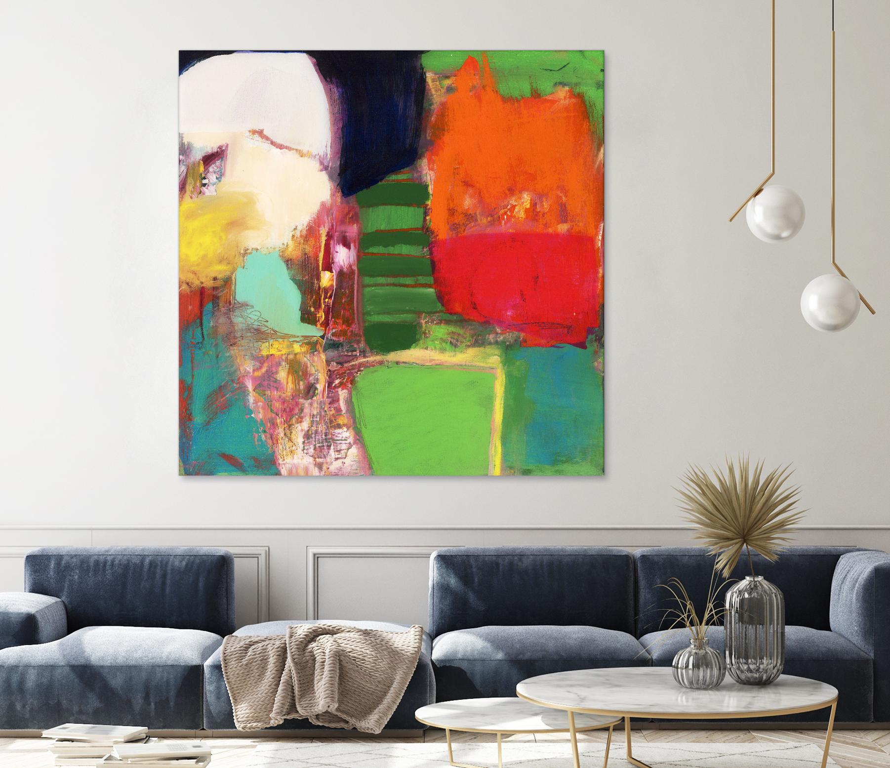 Heart Chambers by Jodi Fuchs on GIANT ART - green abstract