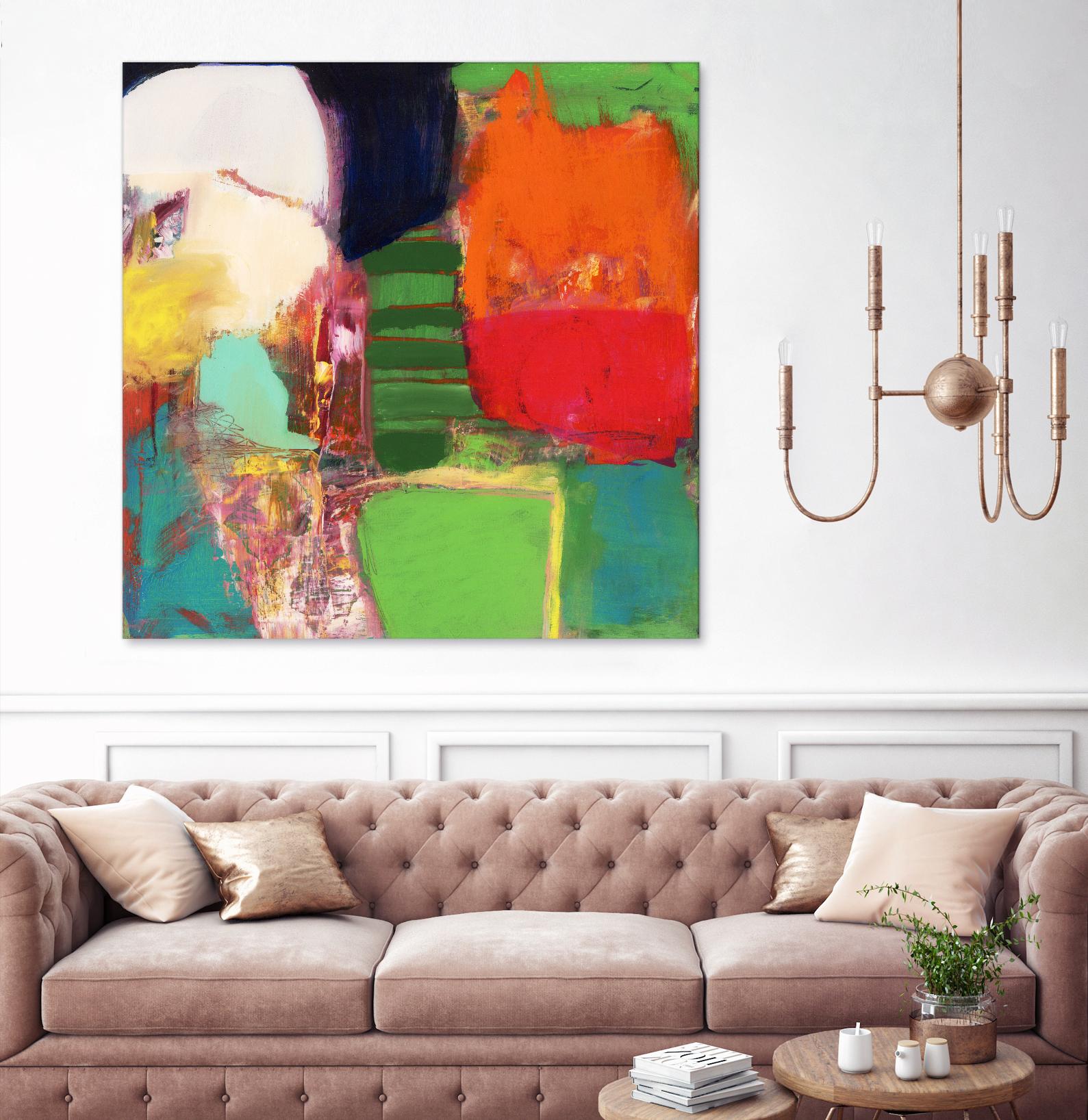 Heart Chambers by Jodi Fuchs on GIANT ART - green abstract