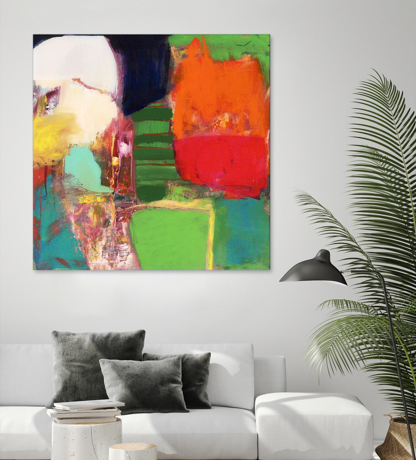 Heart Chambers by Jodi Fuchs on GIANT ART - green abstract