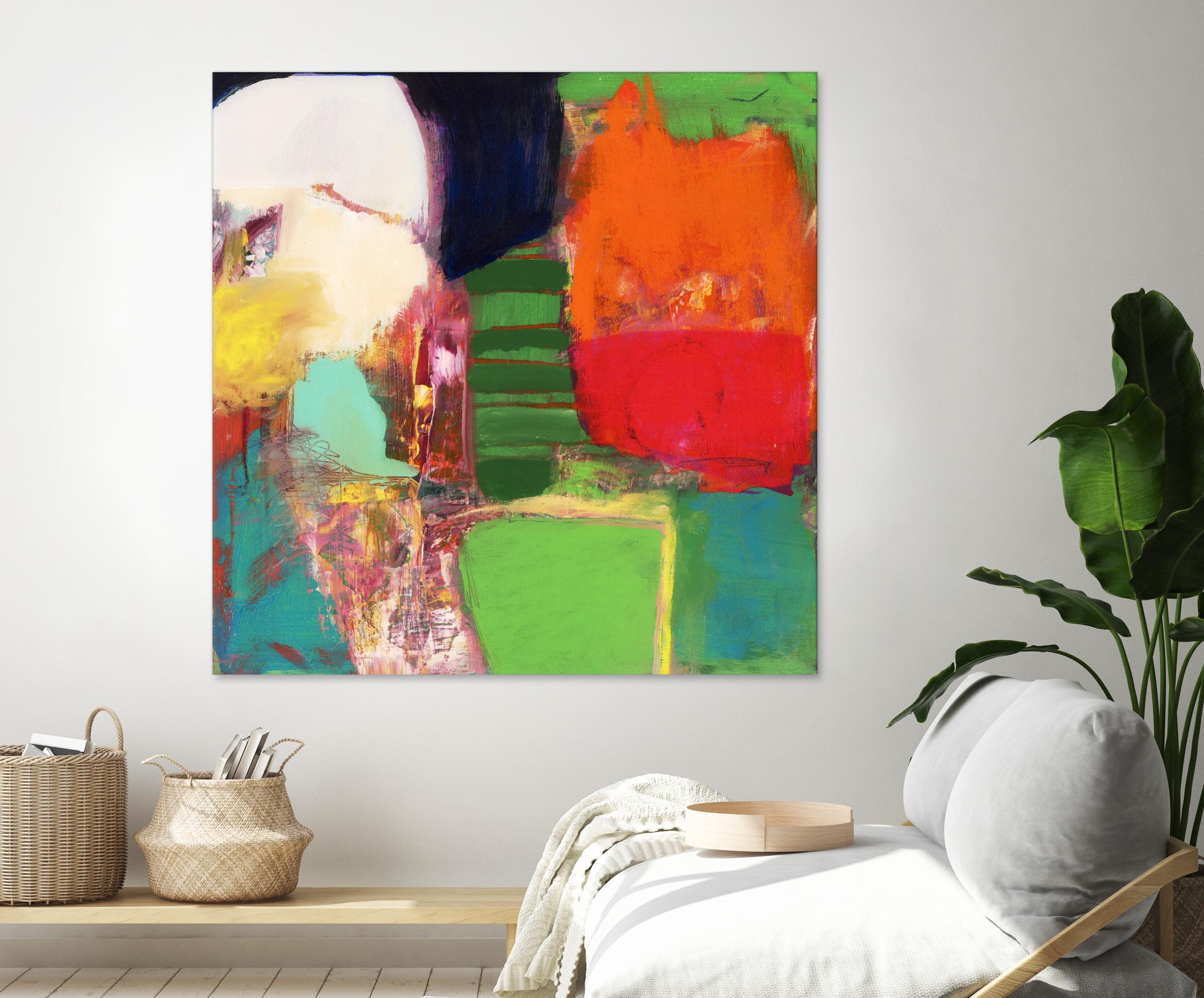 Heart Chambers by Jodi Fuchs on GIANT ART - green abstract