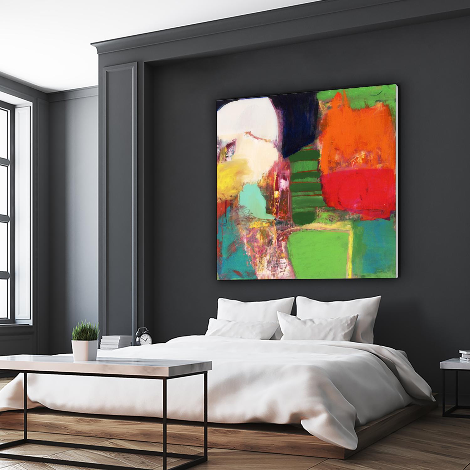 Heart Chambers by Jodi Fuchs on GIANT ART - green abstract