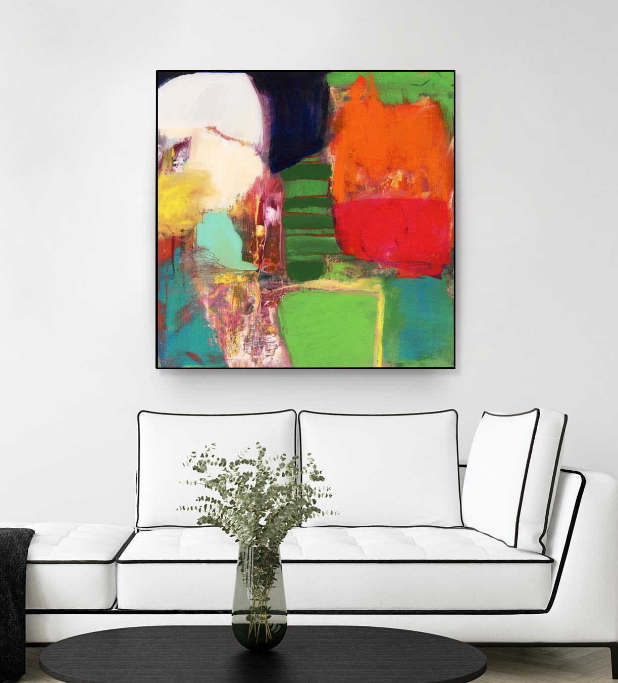 Heart Chambers by Jodi Fuchs on GIANT ART - green abstract