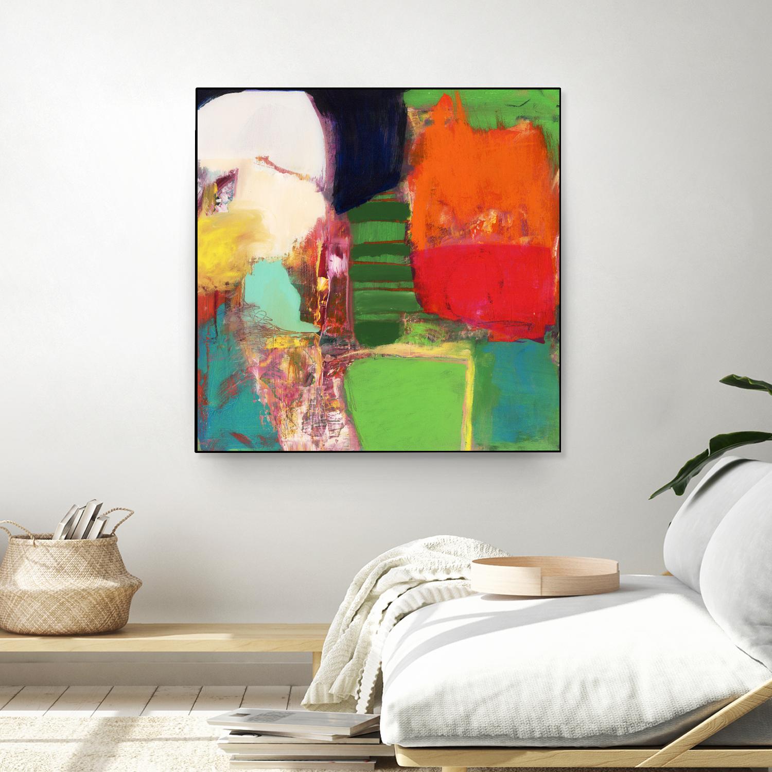 Heart Chambers by Jodi Fuchs on GIANT ART - green abstract
