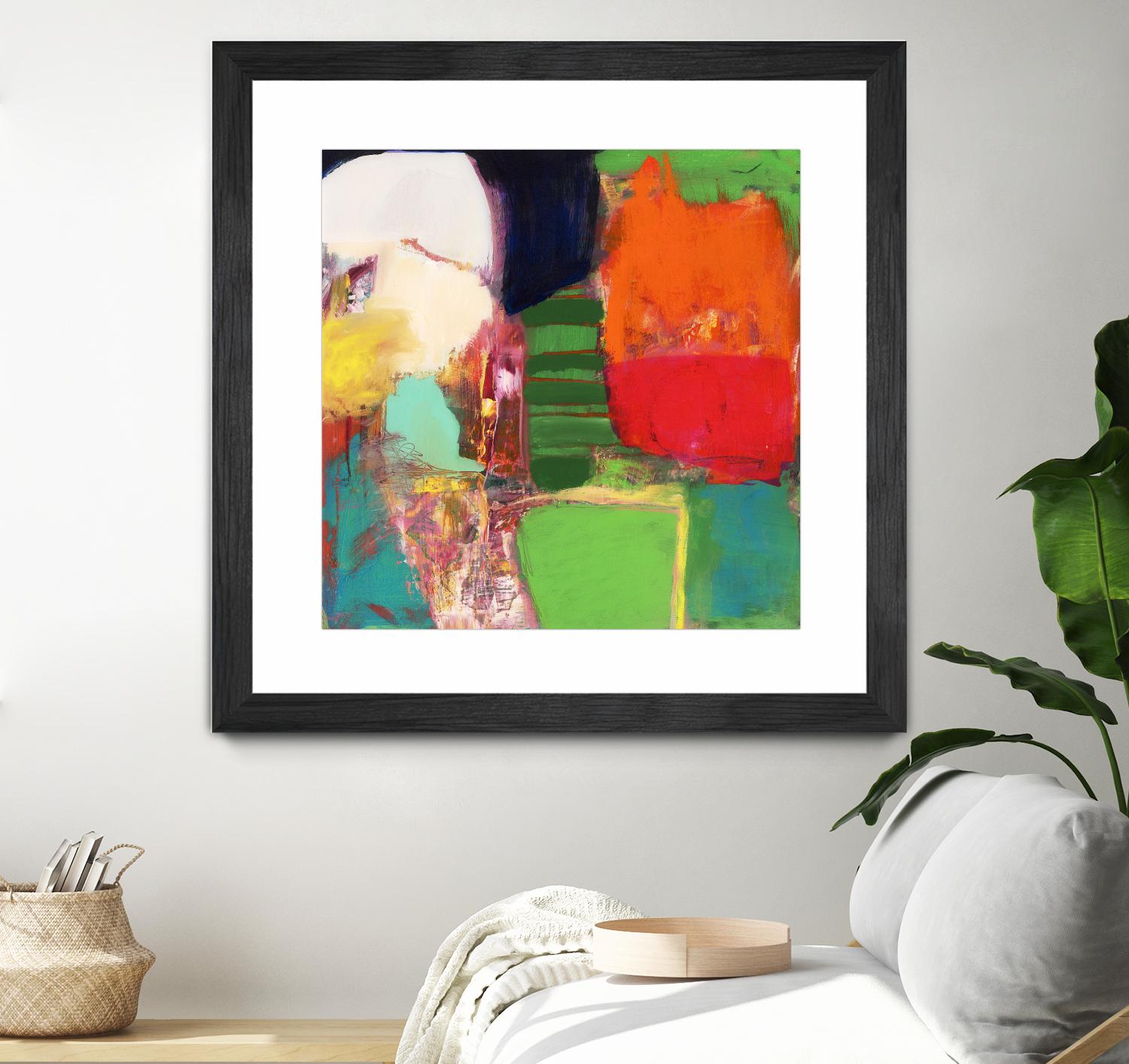 Heart Chambers by Jodi Fuchs on GIANT ART - green abstract