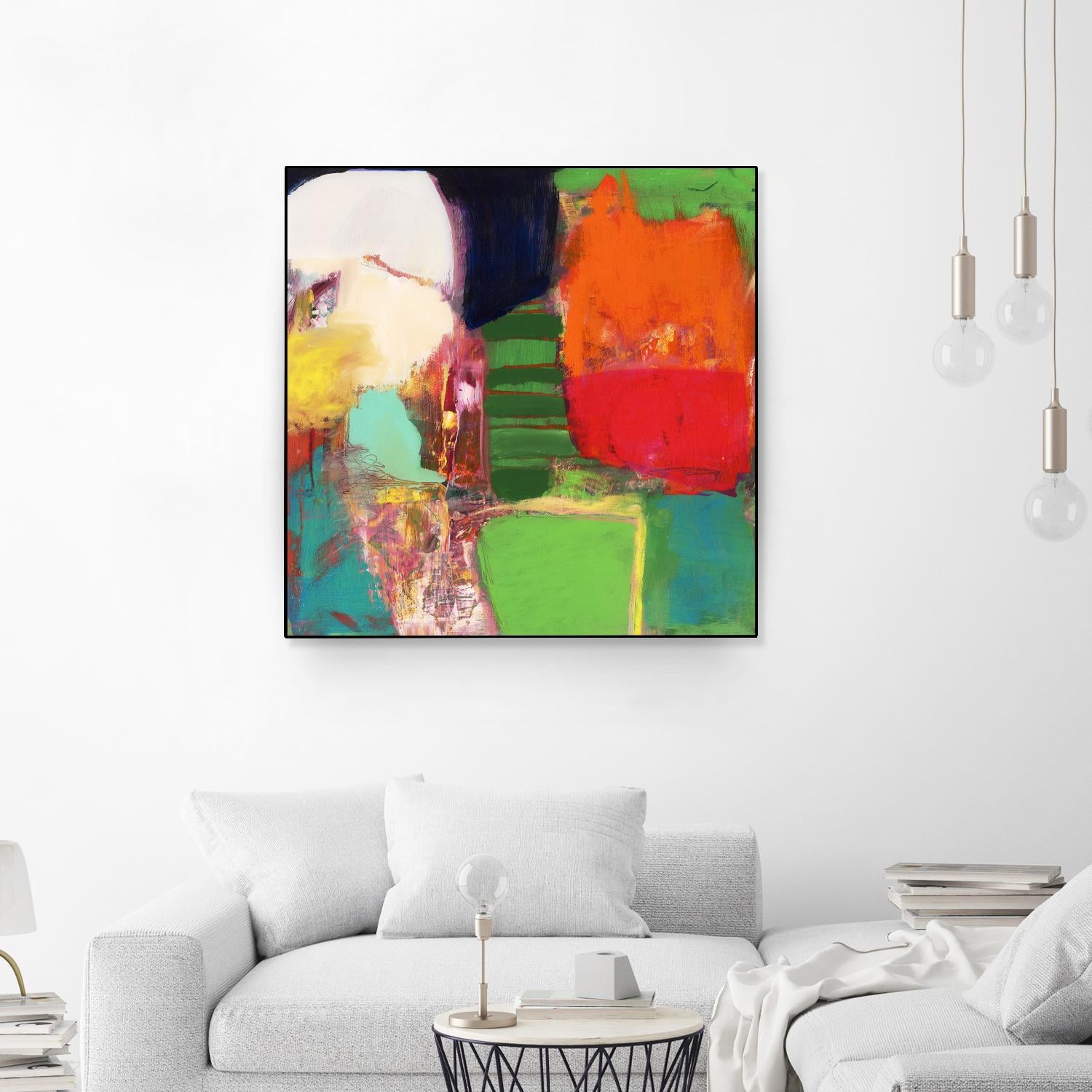 Heart Chambers by Jodi Fuchs on GIANT ART - green abstract