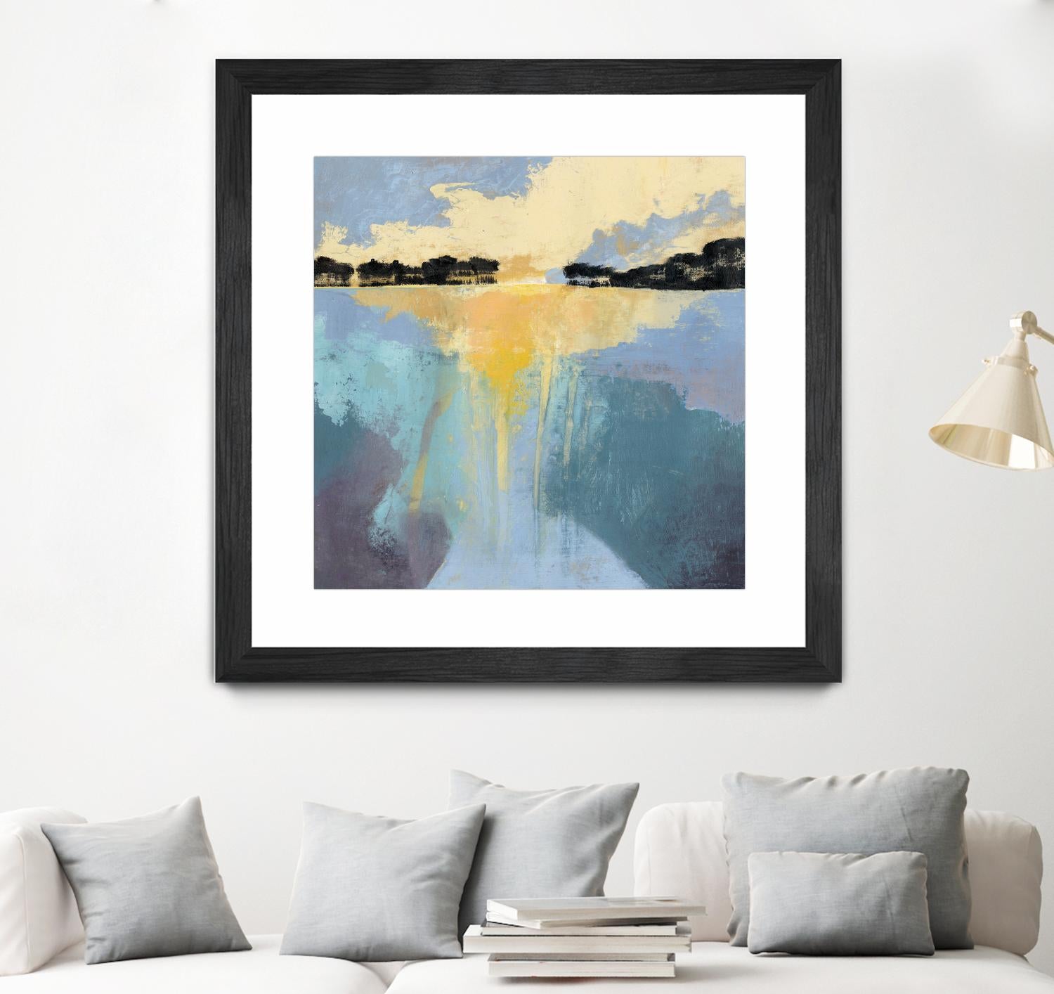 Back Bay Sun I by Grace Popp on GIANT ART - blue sea scene