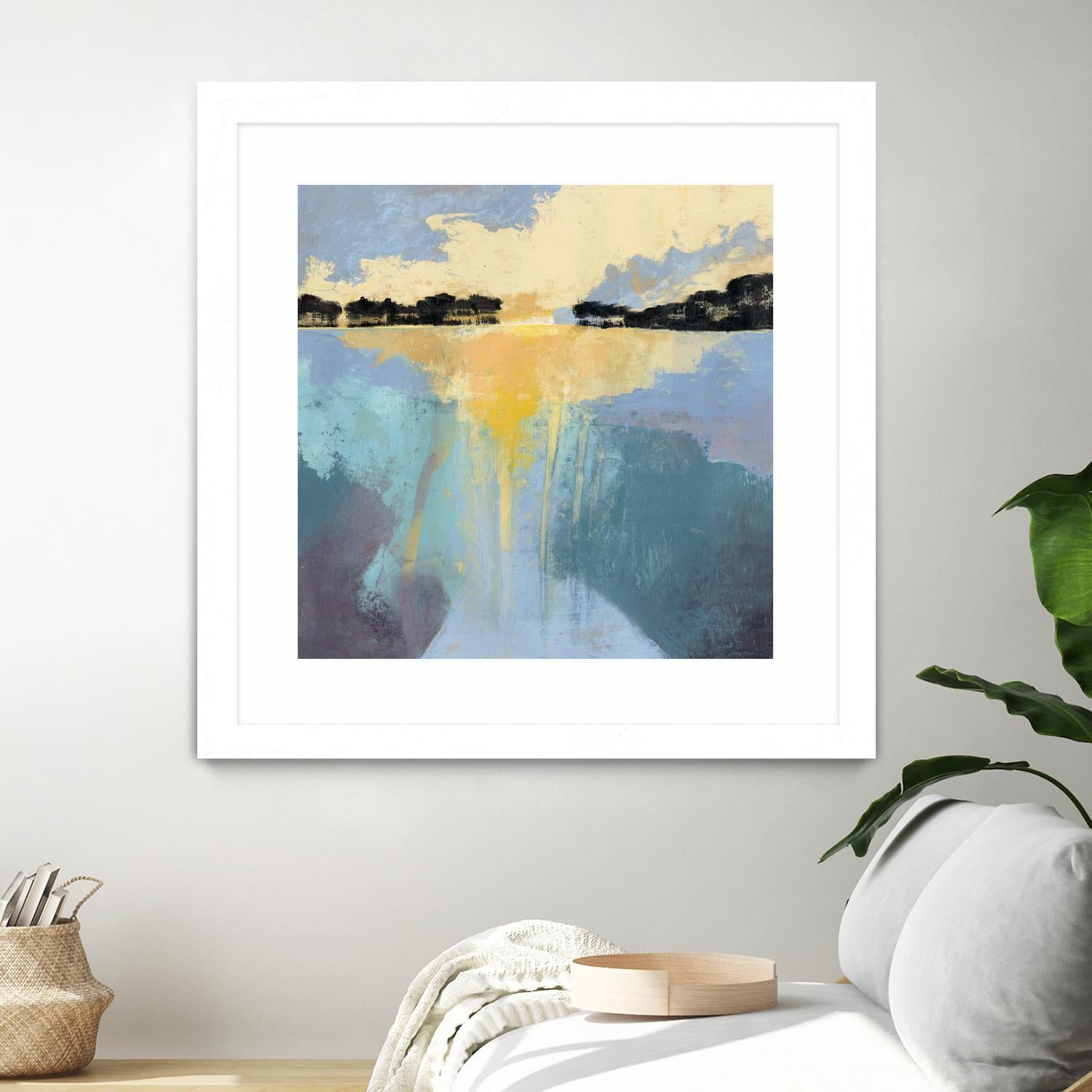 Back Bay Sun I by Grace Popp on GIANT ART - blue sea scene