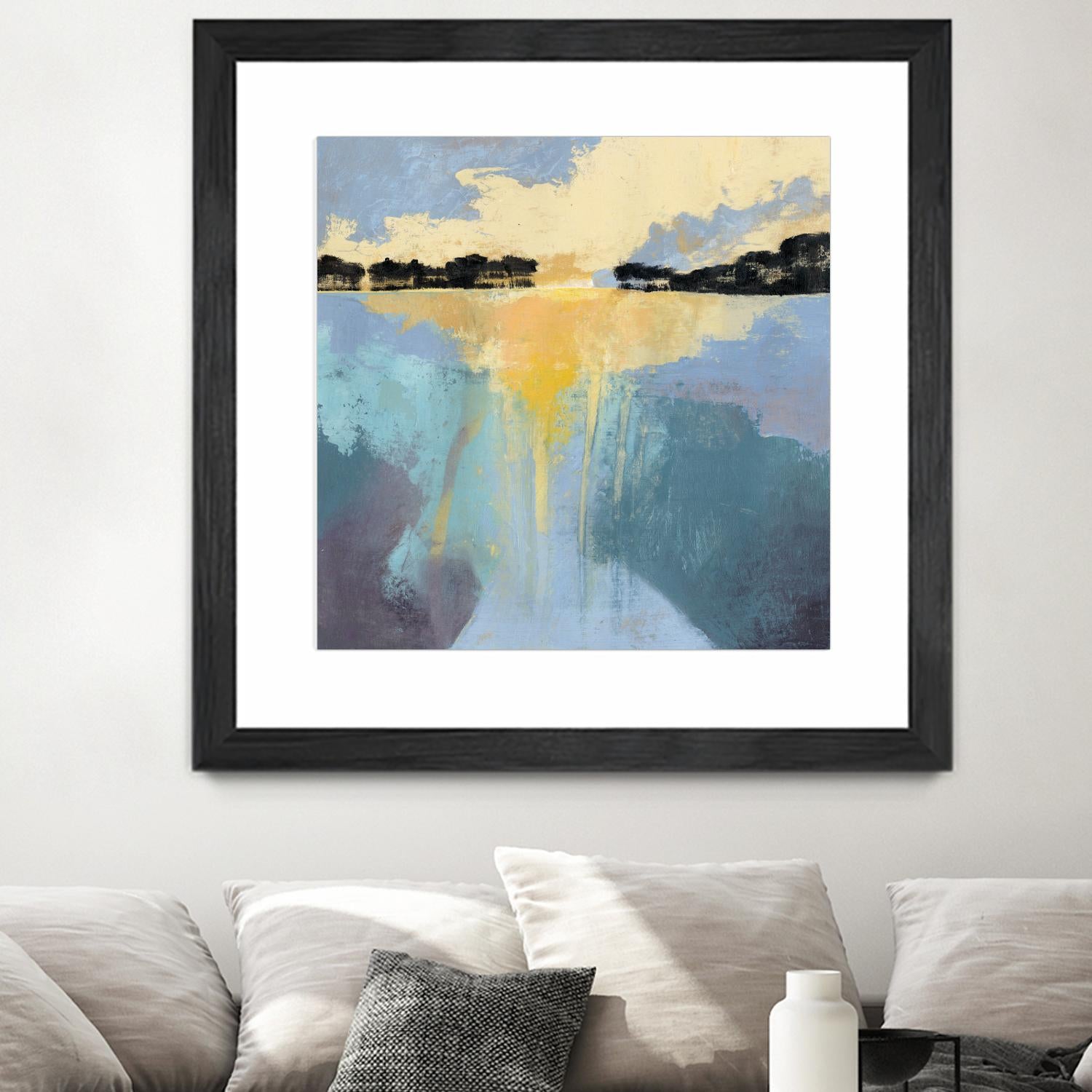 Back Bay Sun I by Grace Popp on GIANT ART - blue sea scene