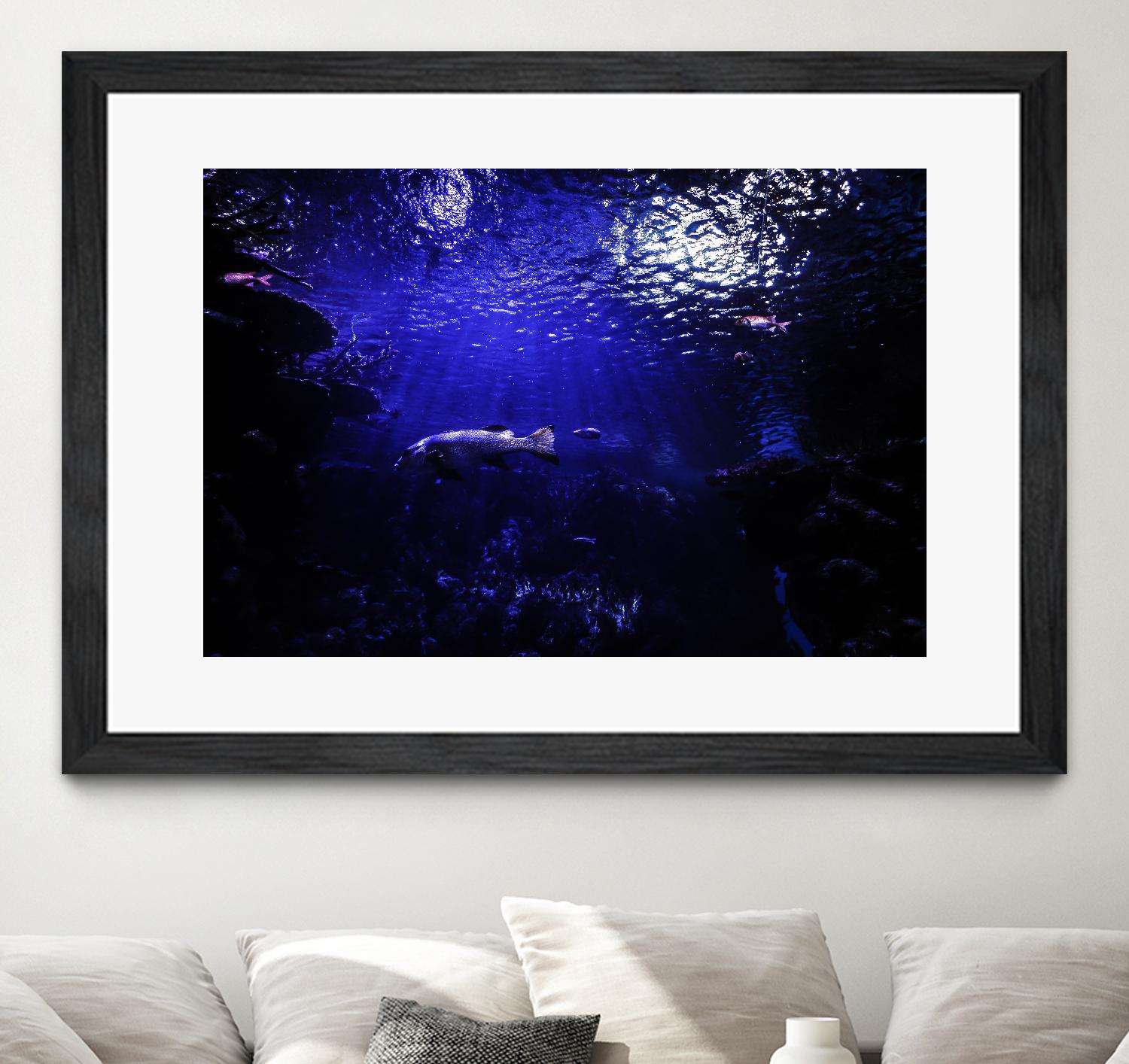 Dark Ocean by Pexels on GIANT ART - black sea scene