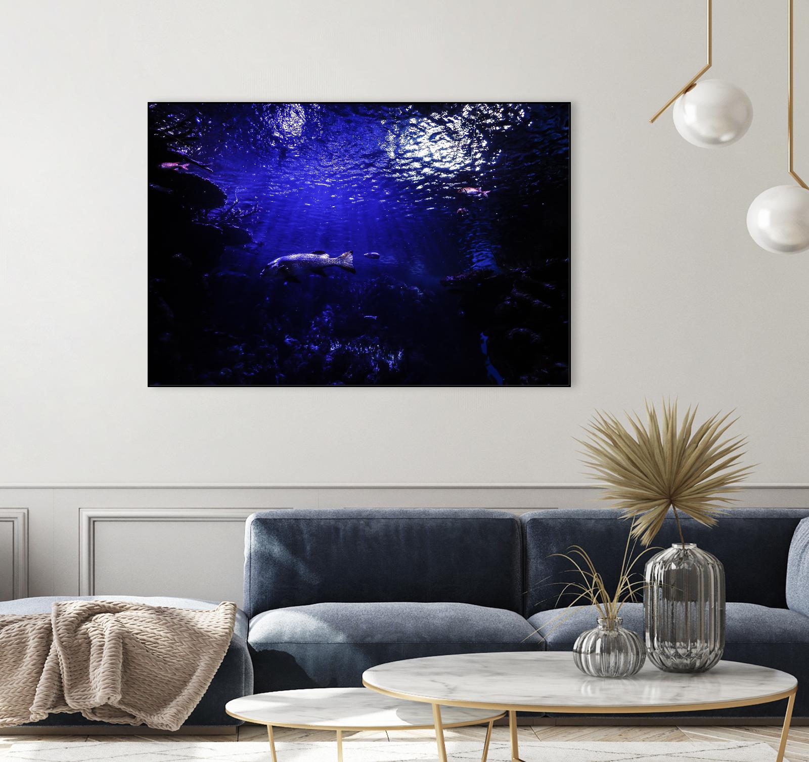 Dark Ocean by Pexels on GIANT ART - black sea scene