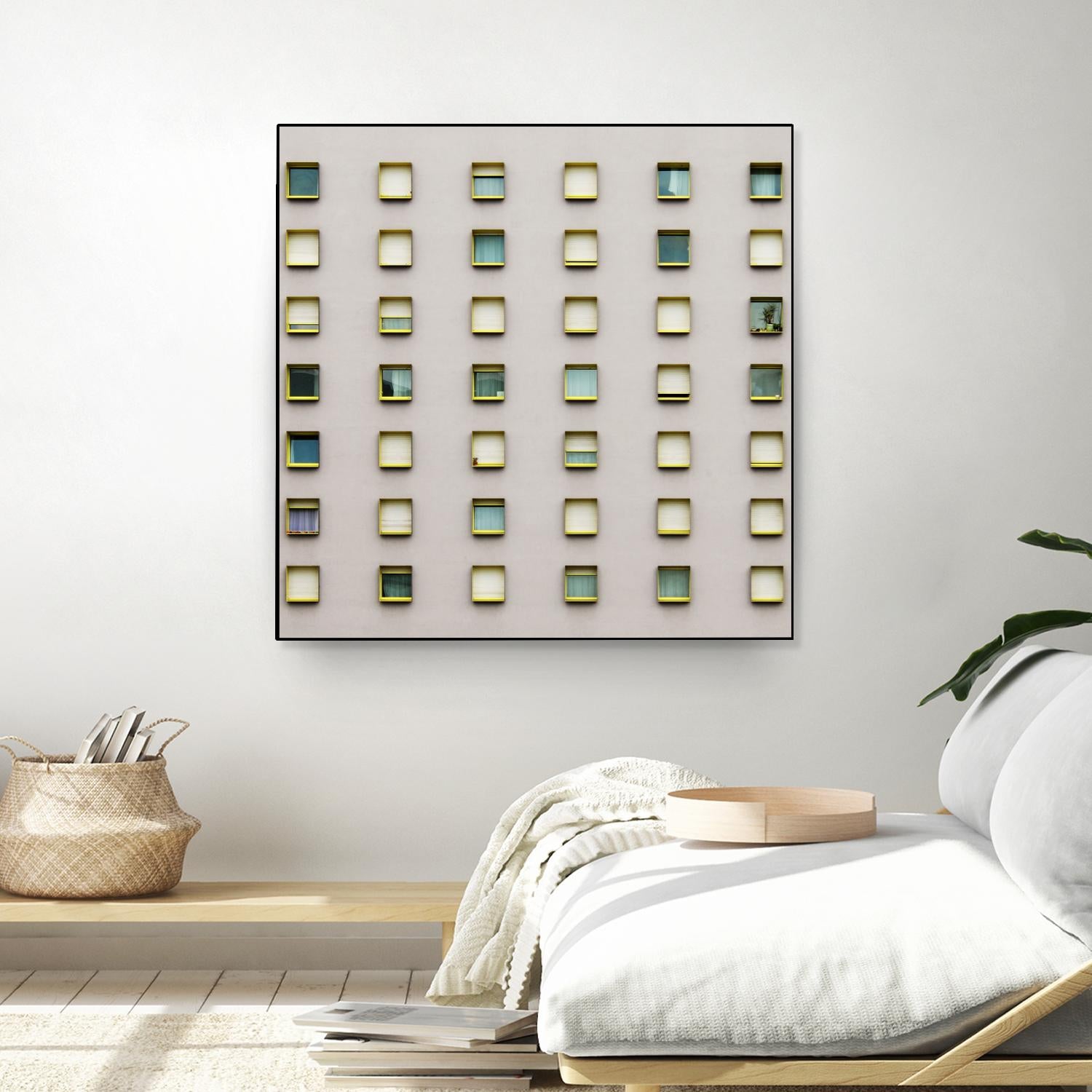 Windows II by Pexels on GIANT ART - yellow architectural