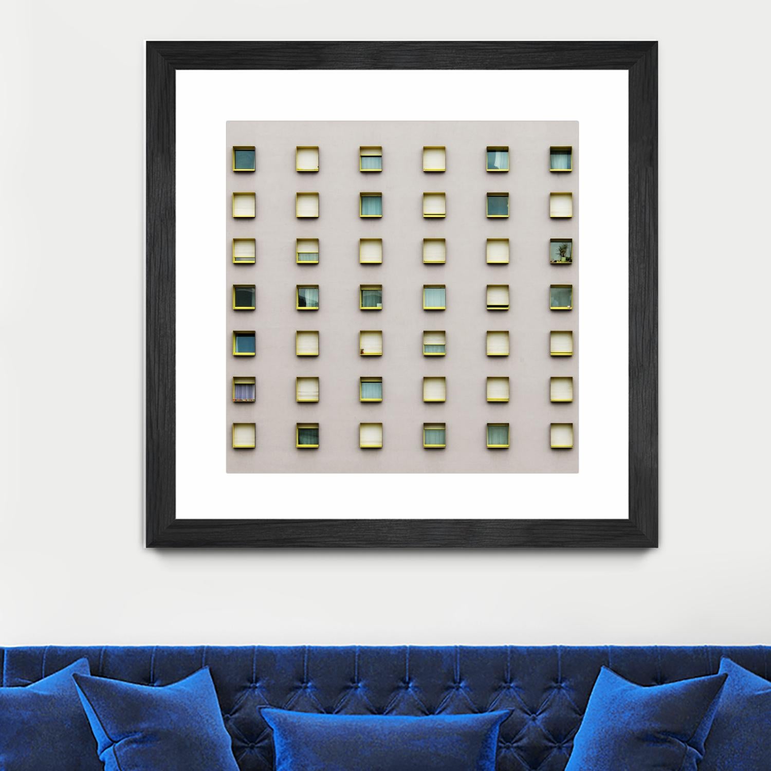 Windows II by Pexels on GIANT ART - yellow architectural