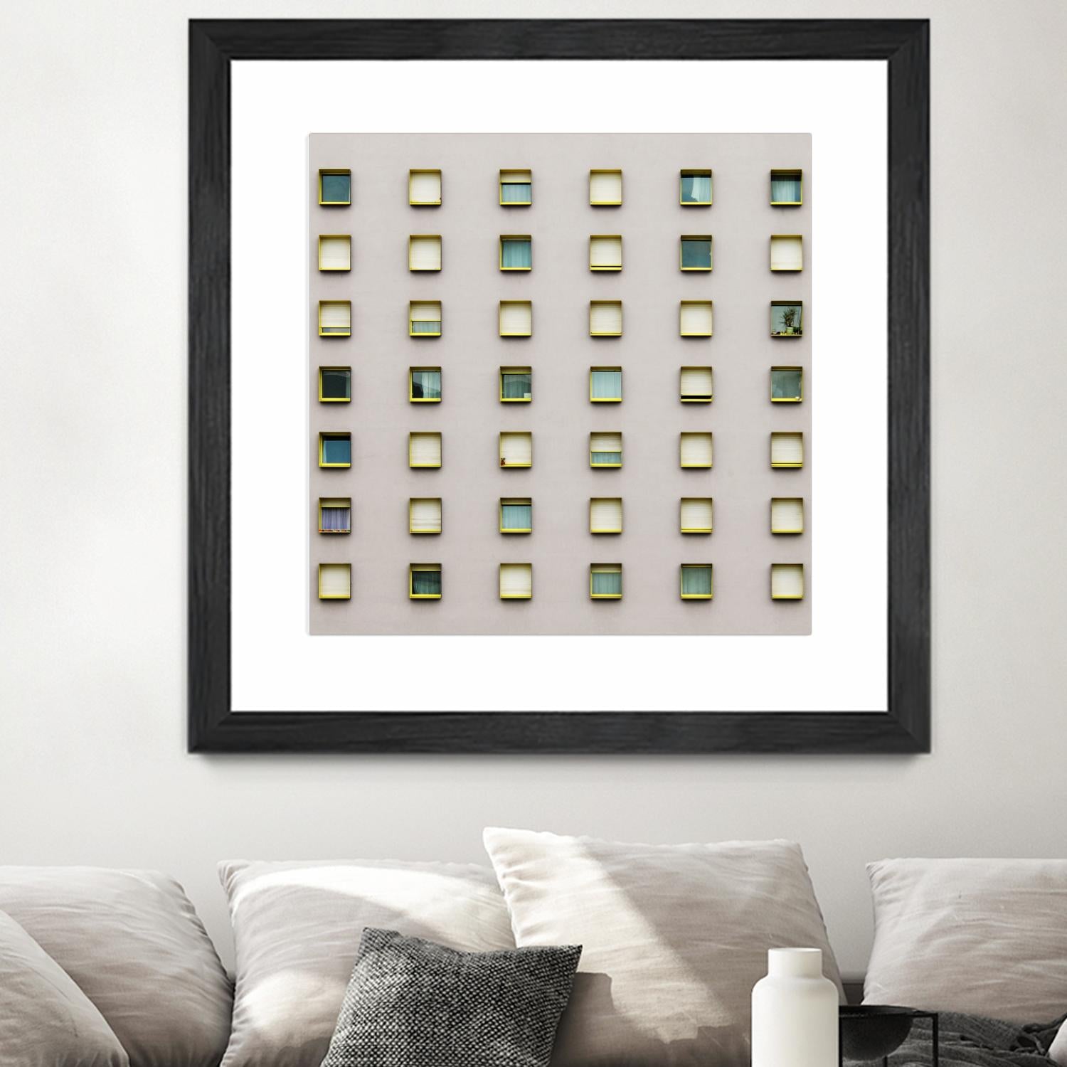 Windows II by Pexels on GIANT ART - yellow architectural