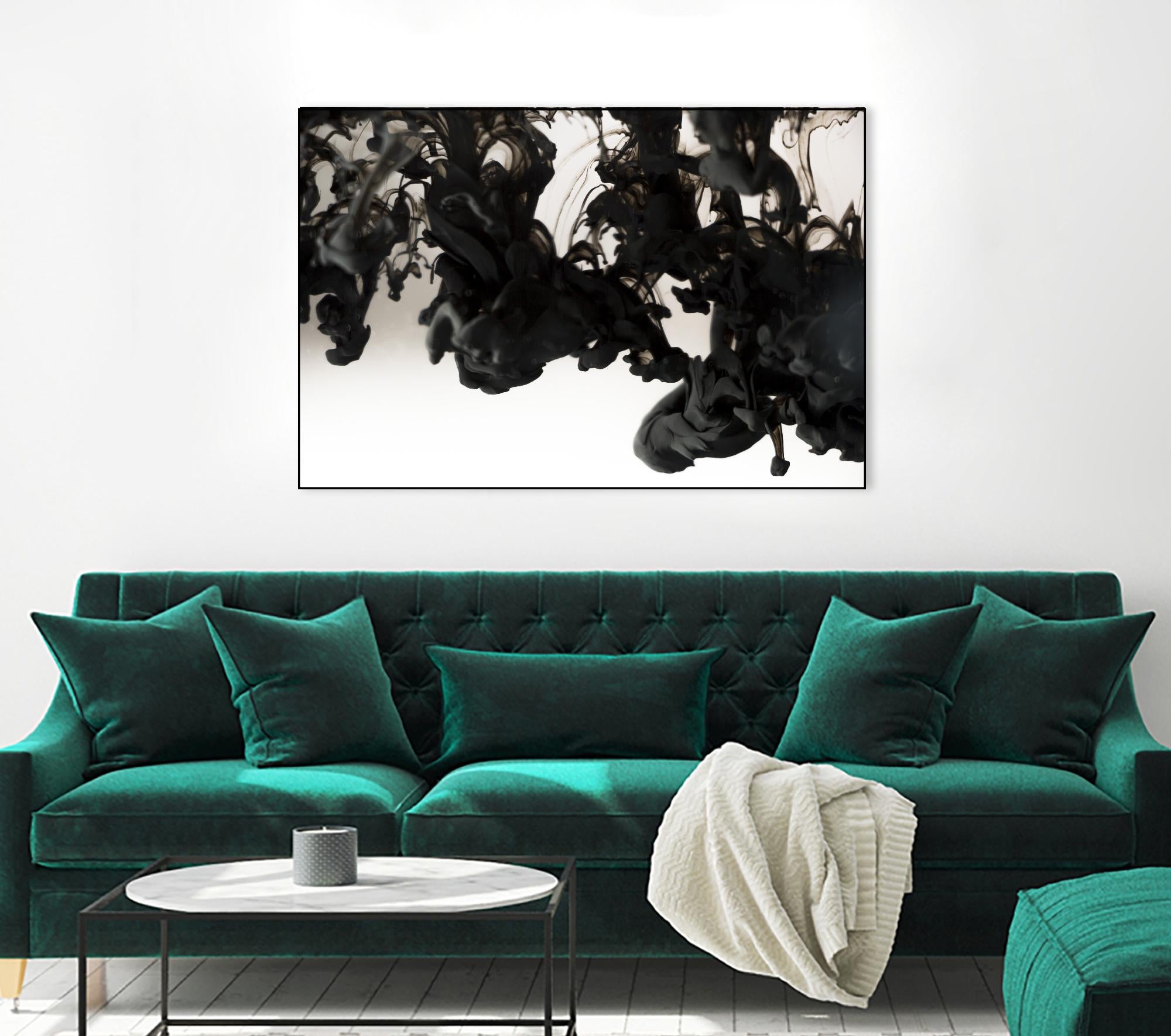 Black smoke by Pexels on GIANT ART - white abstract