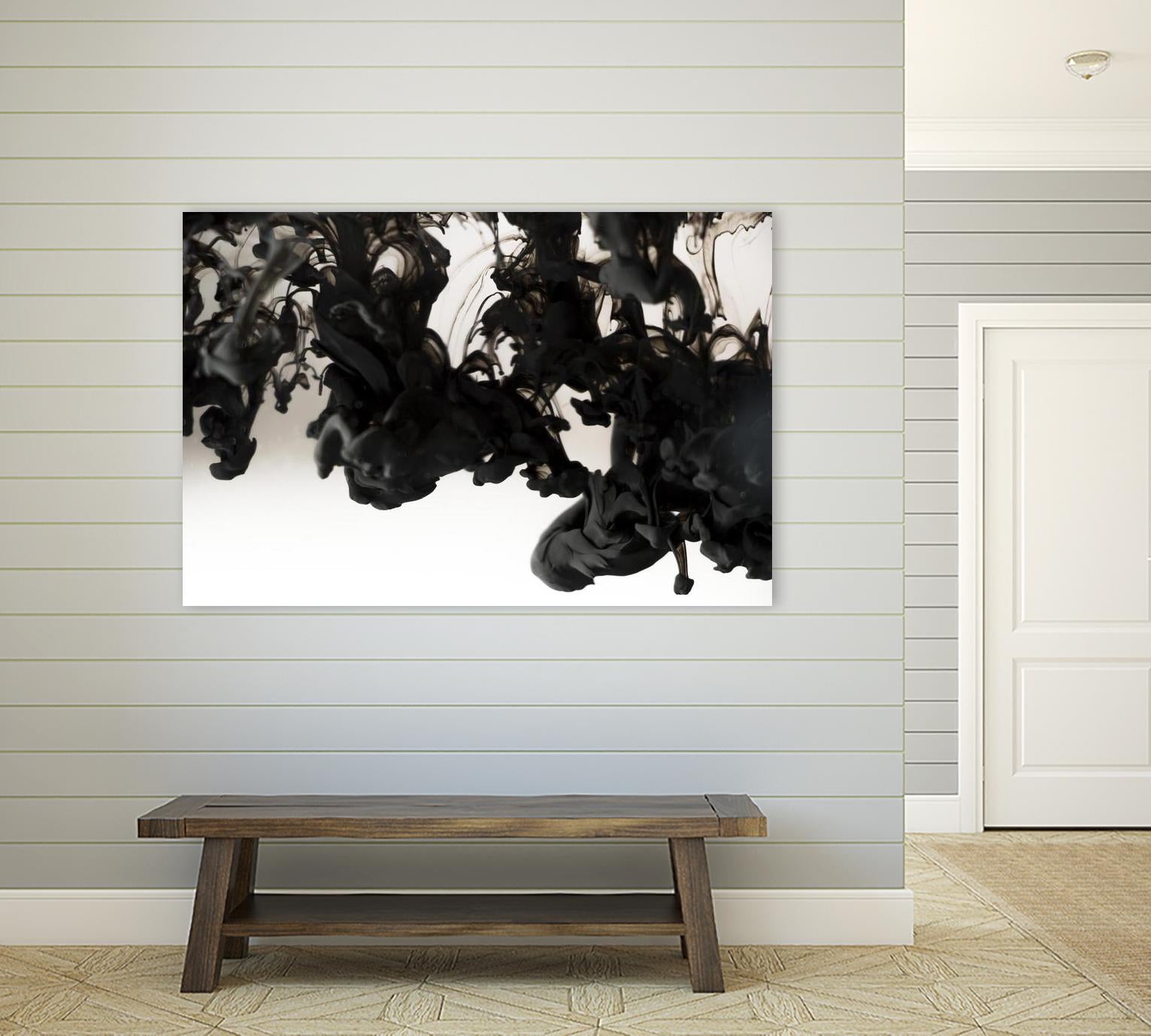 Black smoke by Pexels on GIANT ART - white abstract