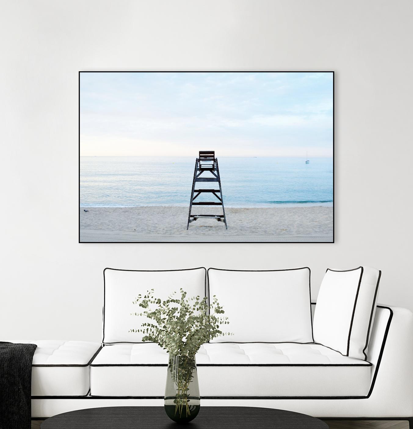 Off duty by Pexels on GIANT ART - white sea scene