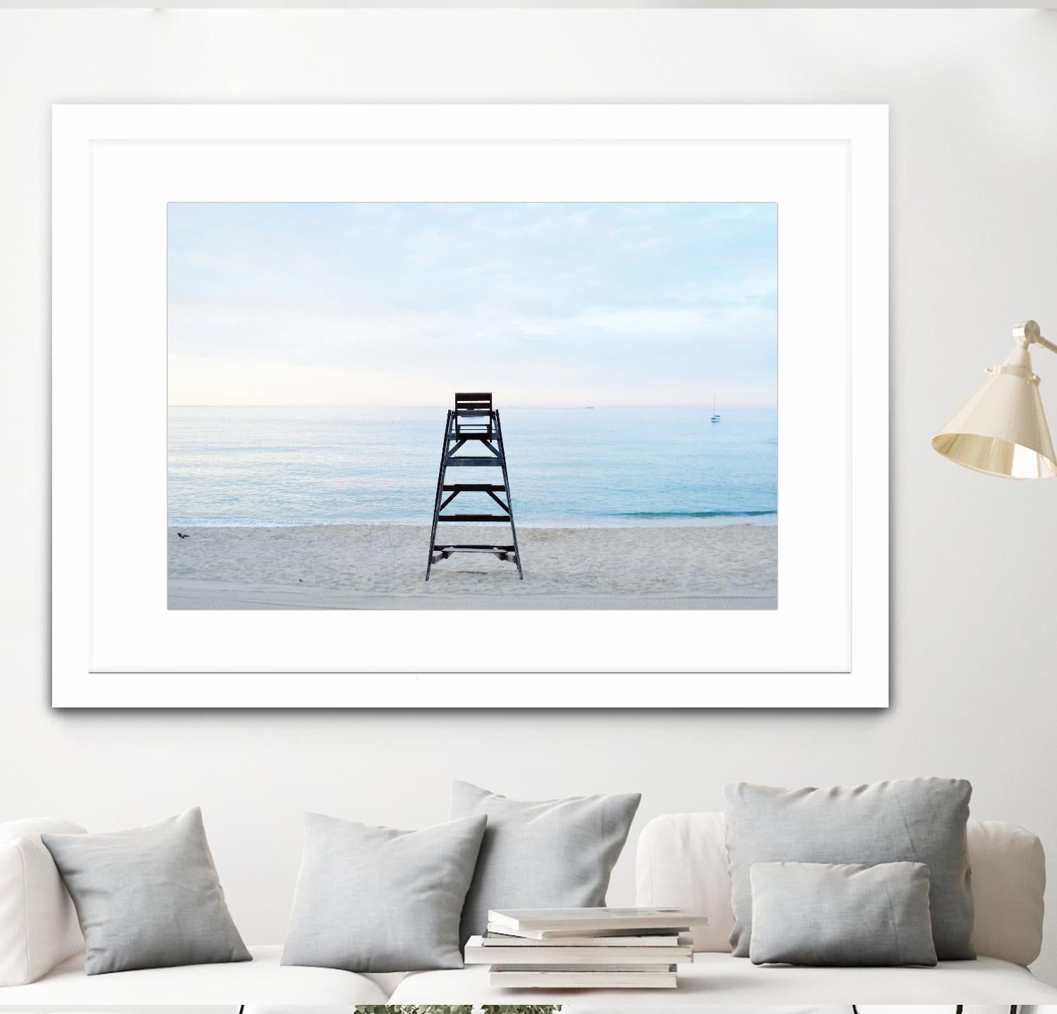 Off duty by Pexels on GIANT ART - white sea scene