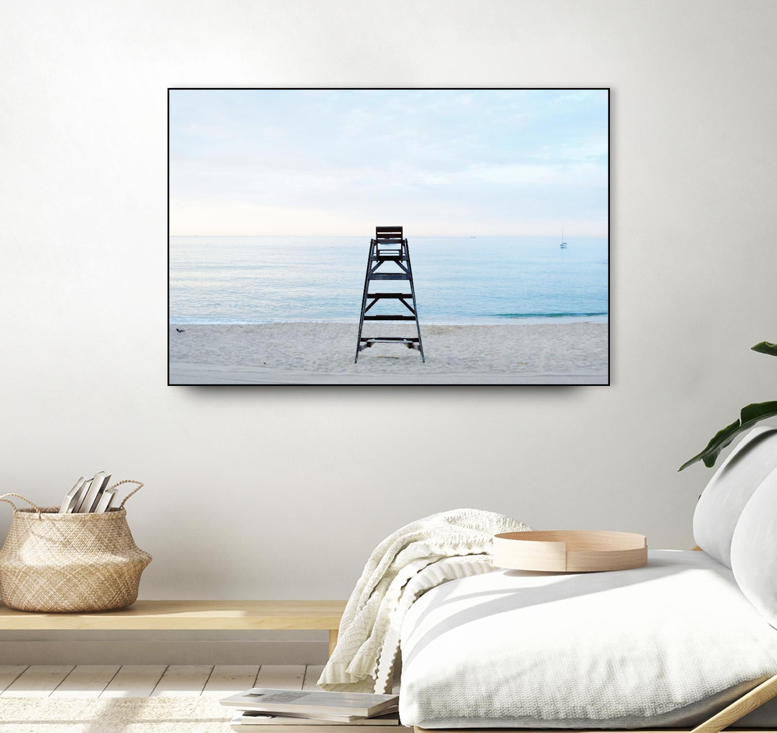 Off duty by Pexels on GIANT ART - white sea scene