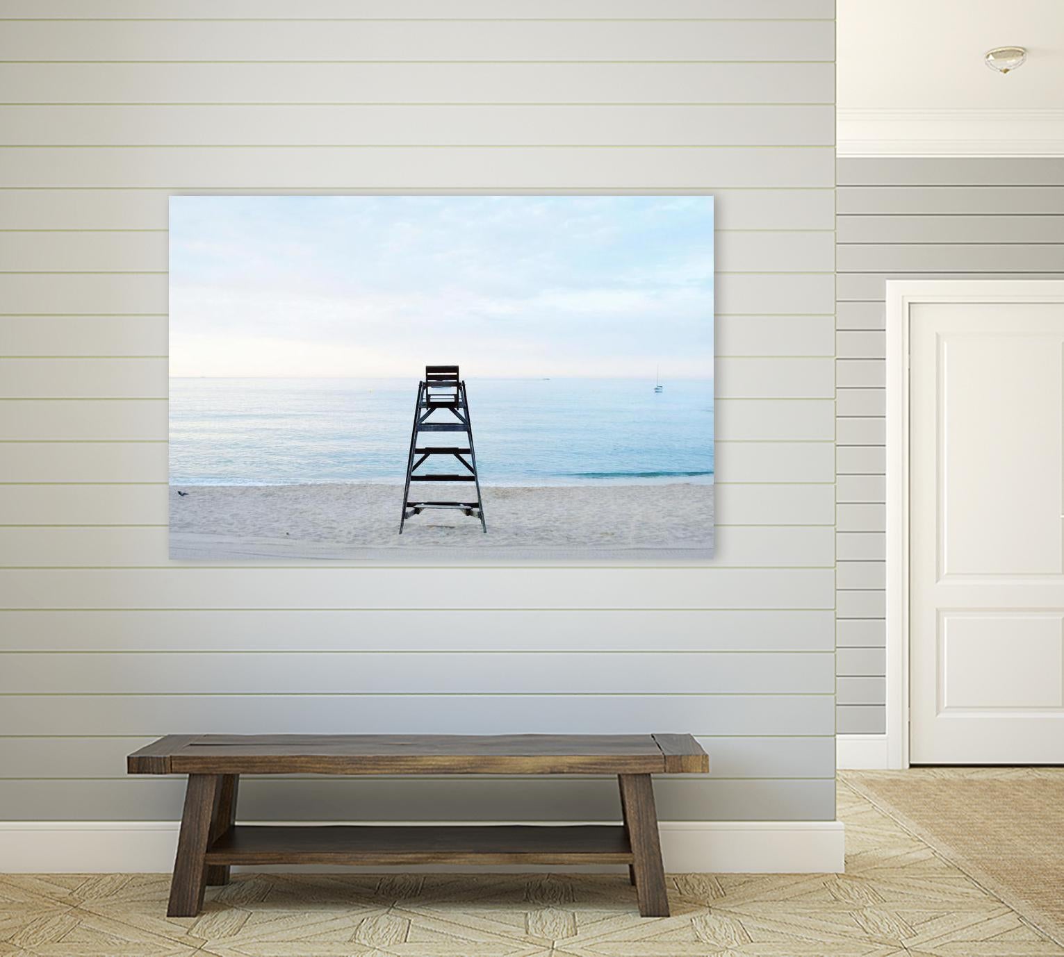 Off duty by Pexels on GIANT ART - white sea scene